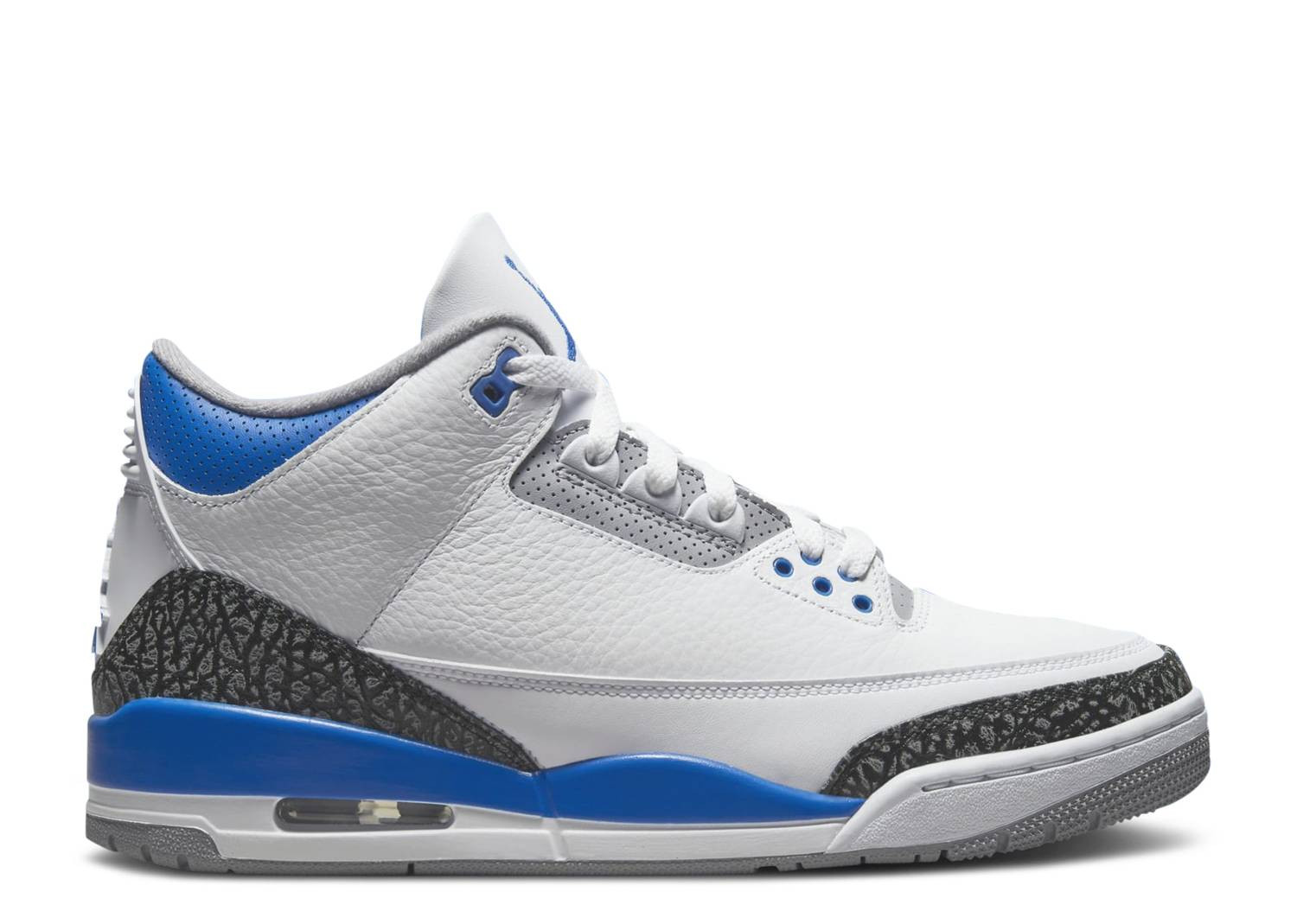 UA AIR JORDAN 3 RETRO 'RACER BLUE'