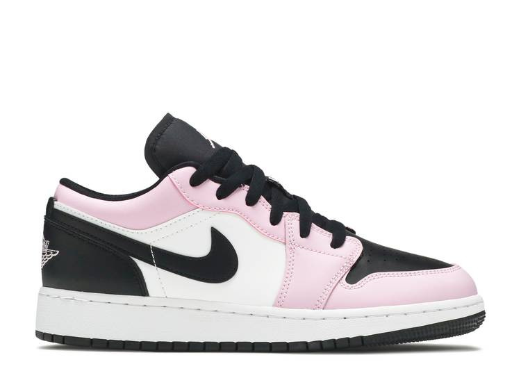 UA AIR JORDAN 1 LOW GS 'LIGHT ARCTIC PINK'