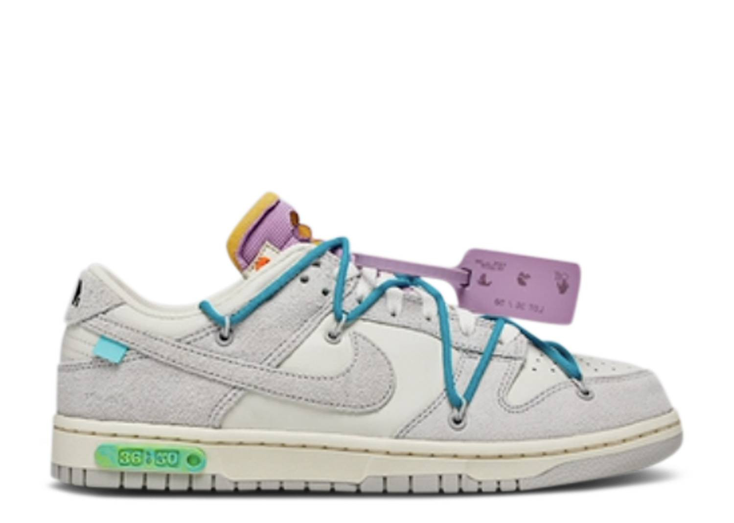 UA NIKE OFF-WHITE X DUNK LOW 'LOT 36 OF 50'