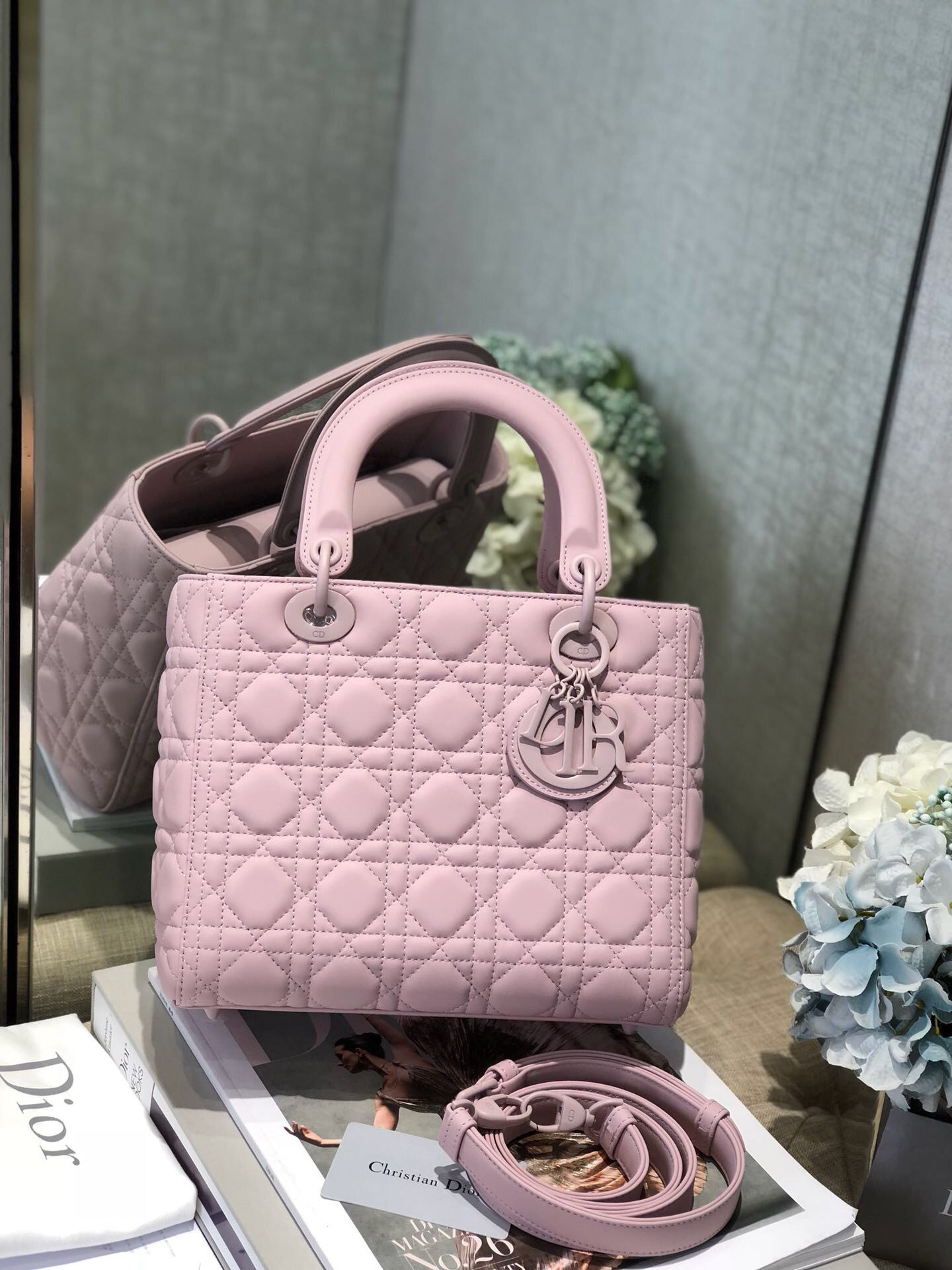 Medium Lady D10r Bag  9.5 x 8 x 4.5 inches