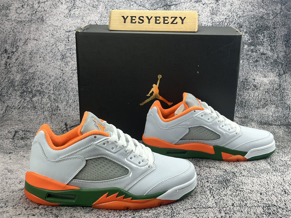 UA Jordan 5 Retro Low Miami Hurricanes