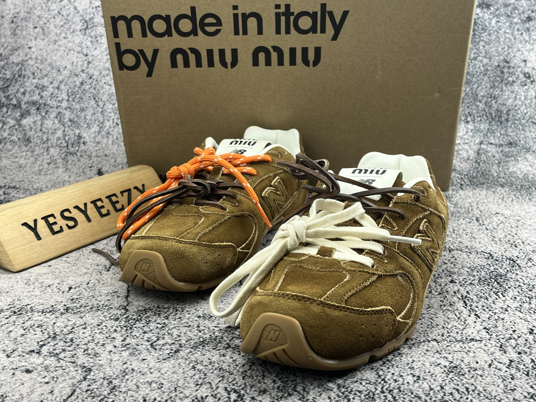 ua m1v m1v x new Ba1an*e 530 sl suede sneakers