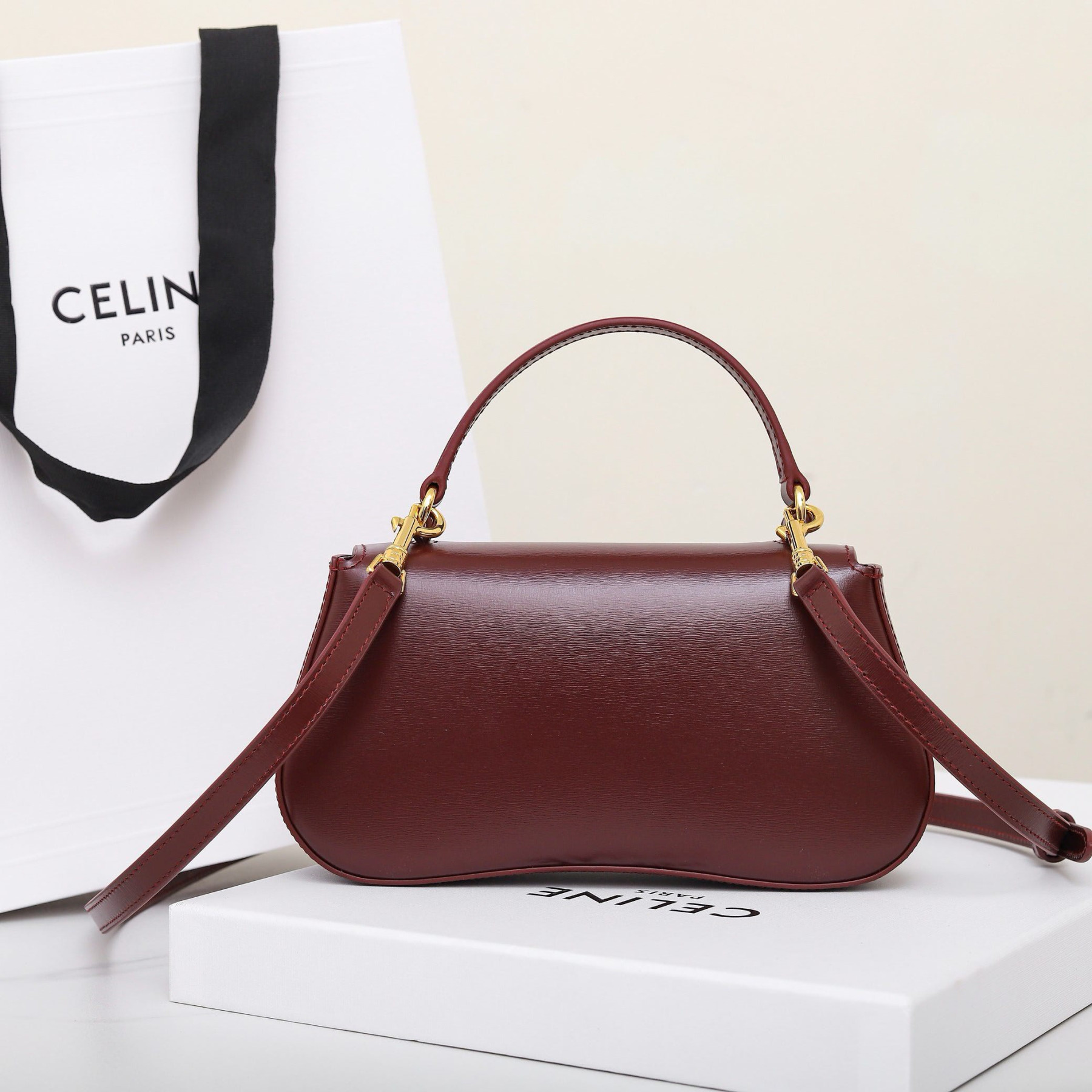 Ce1i*e teen Ce1i*e lola in shiny calfskin 20x11.5x5cm