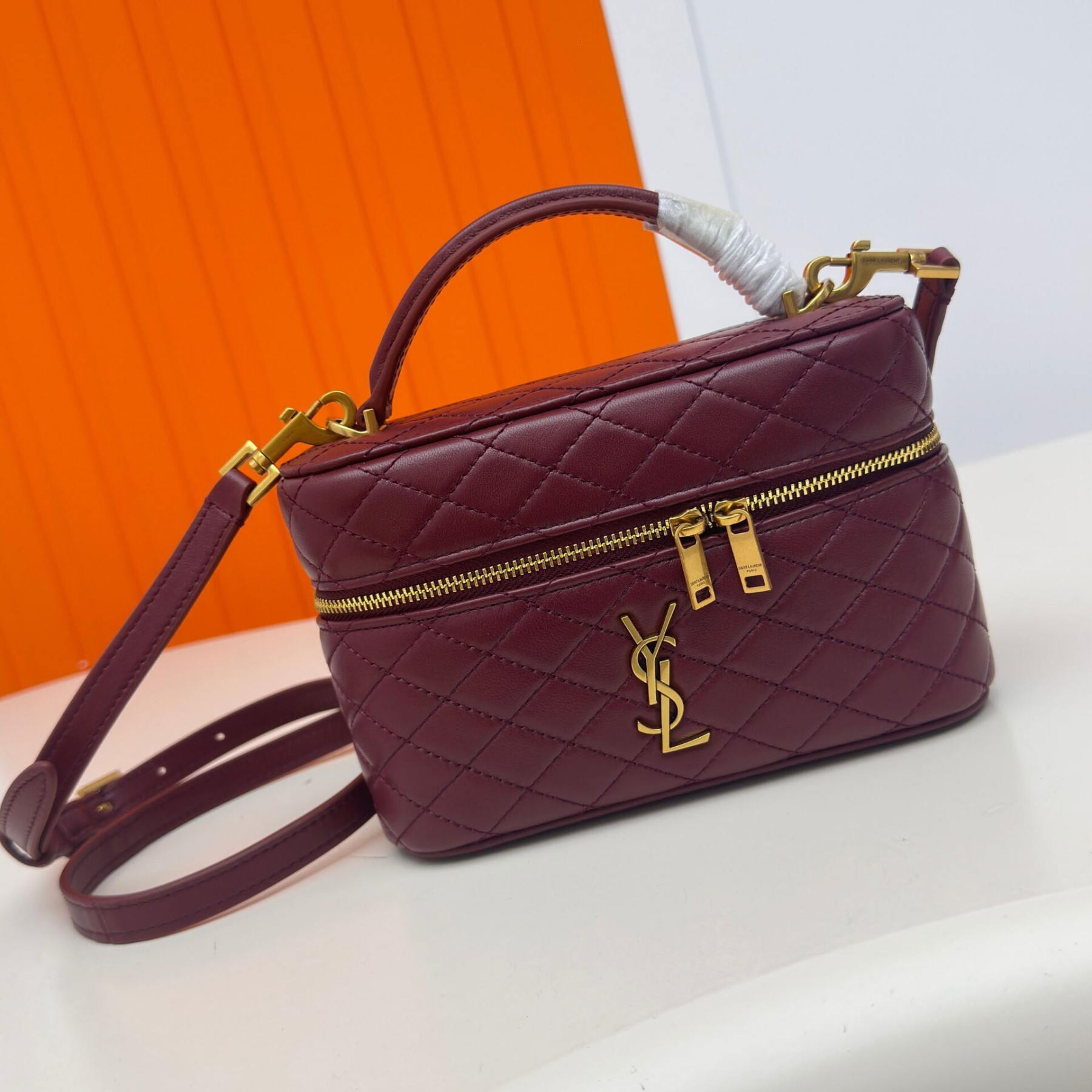 Y51 GABY VANITY BAG IN LAMBSKIN 18 X 11 X 6.5 CM