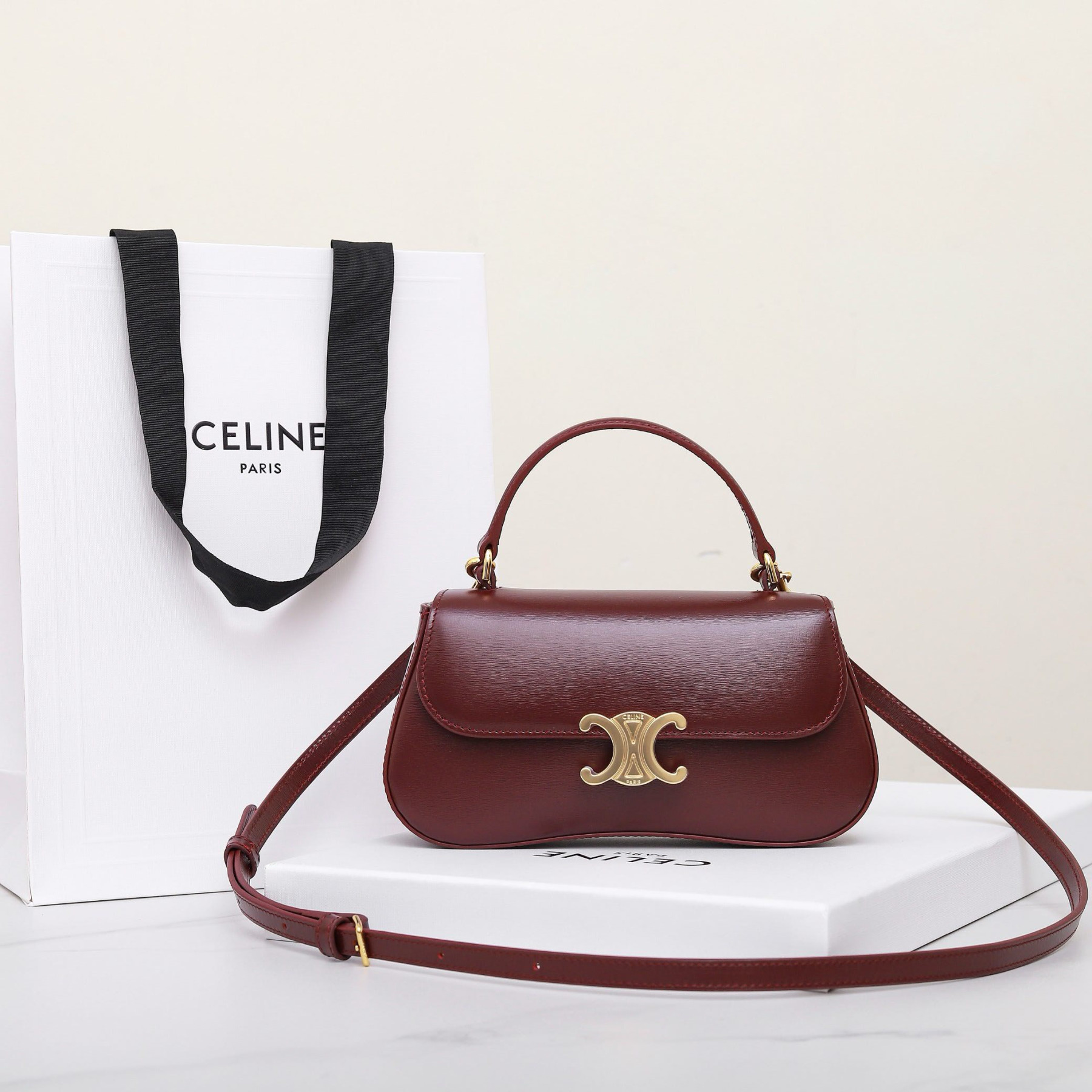 Ce1i*e teen Ce1i*e lola in shiny calfskin 20x11.5x5cm