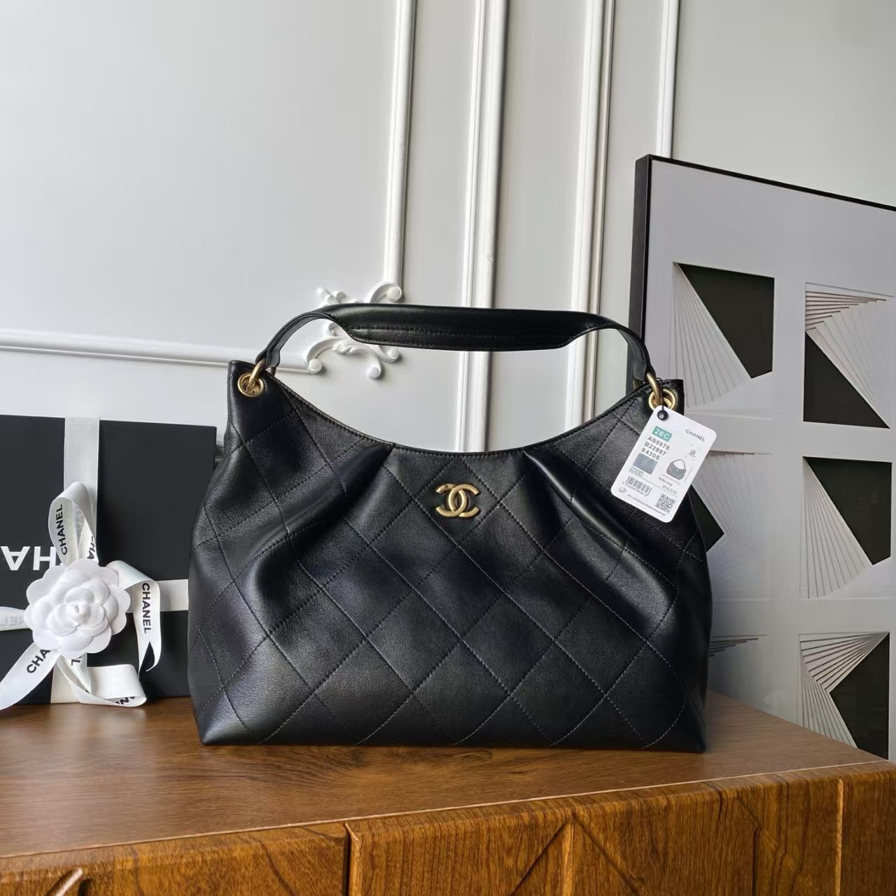 Ch**el hobo bag as5978 29x35x13cm