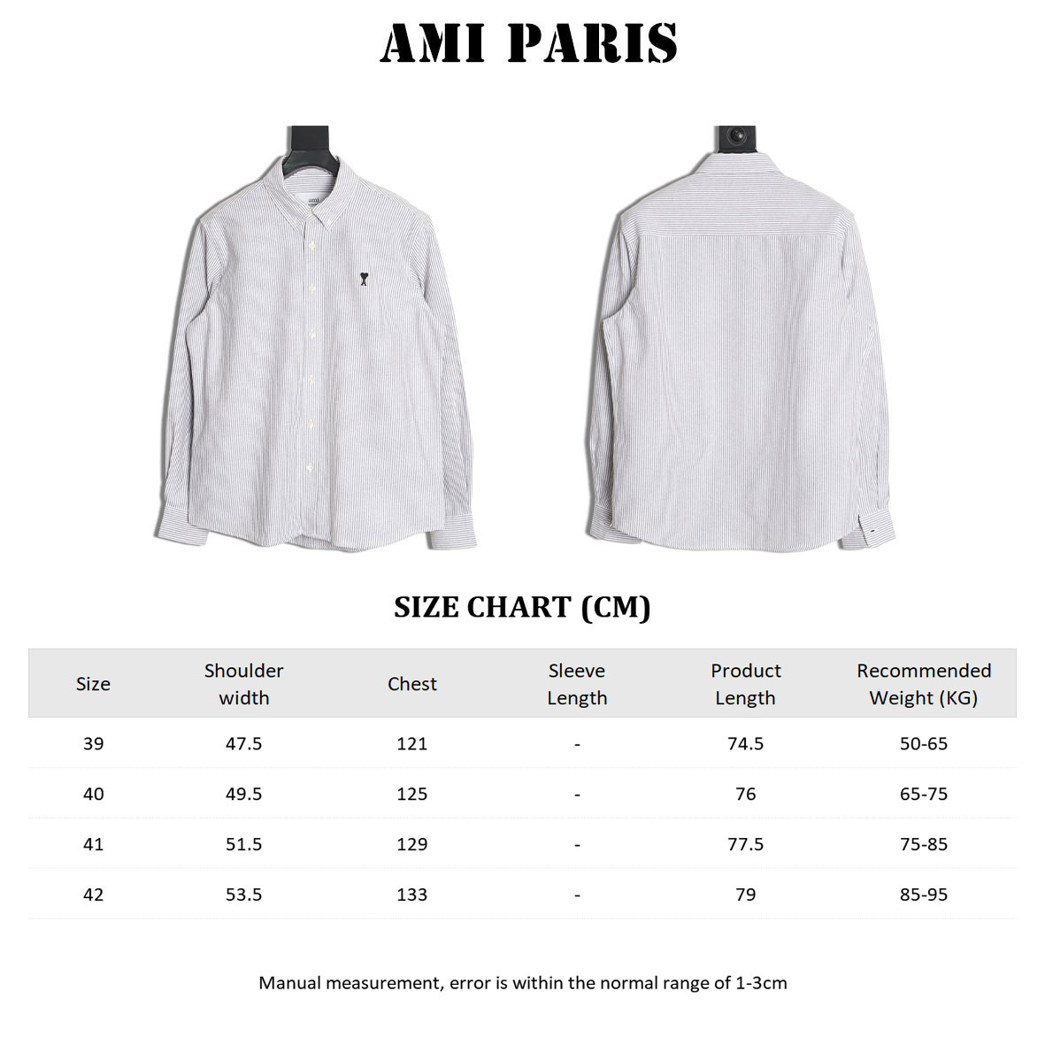 Ami Paris Long-sleeved Shirts