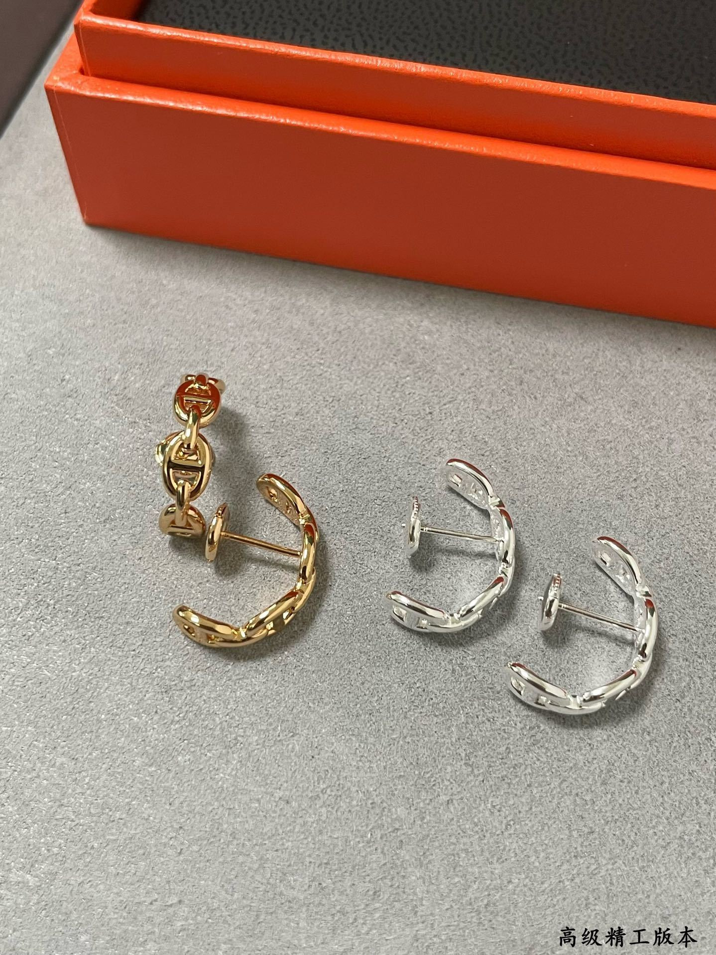 H**me5 Half-hoop Pig Nose Earrings Ag925