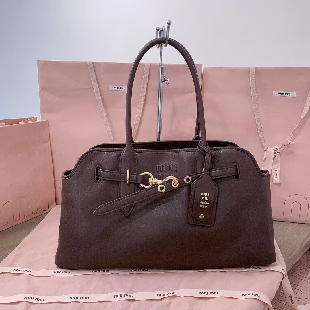 M1v M1v aventure nappa leather bag 22.5x44x14.5cm