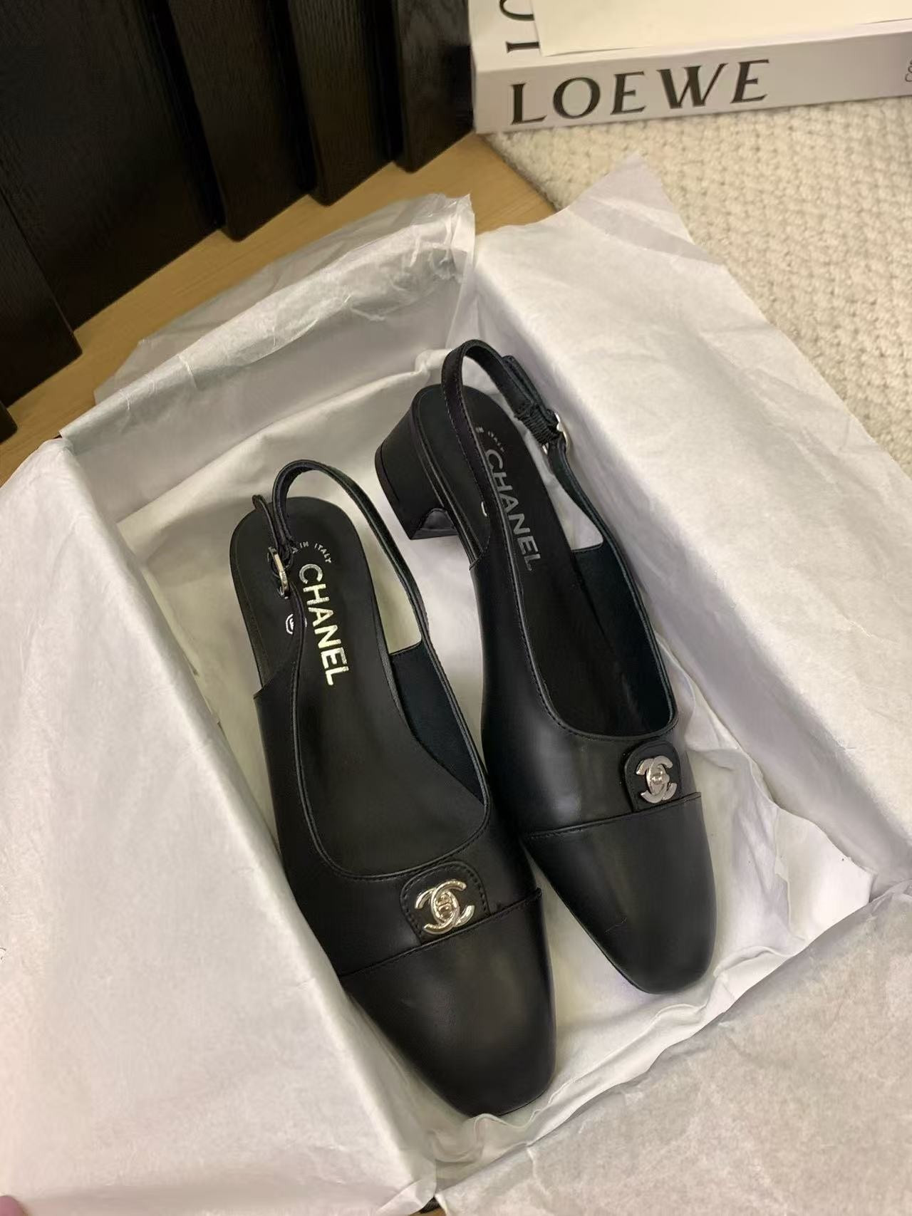UA Ch**el Slingbacks
