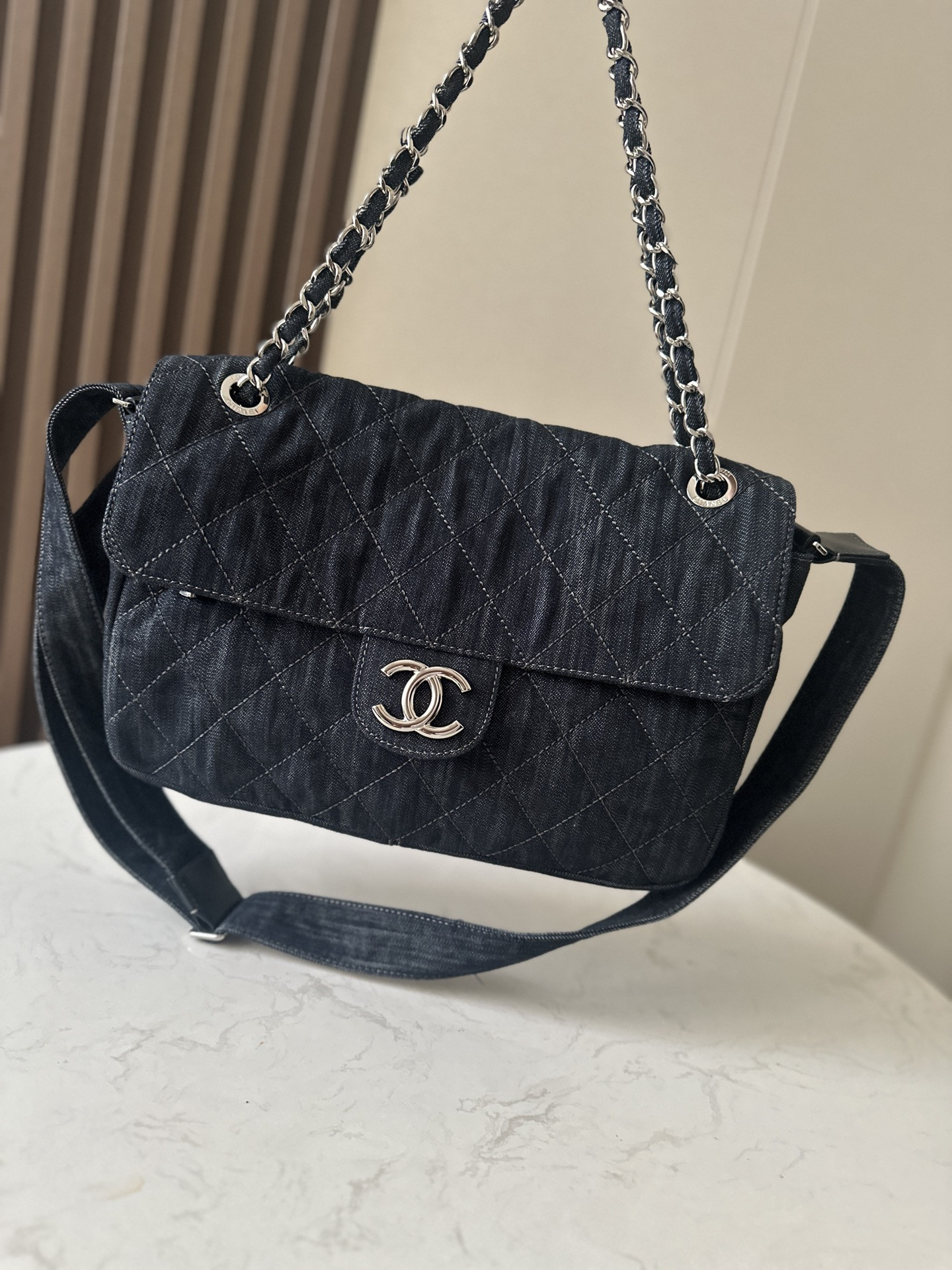 Ch**el flap bag 34x22x10cm