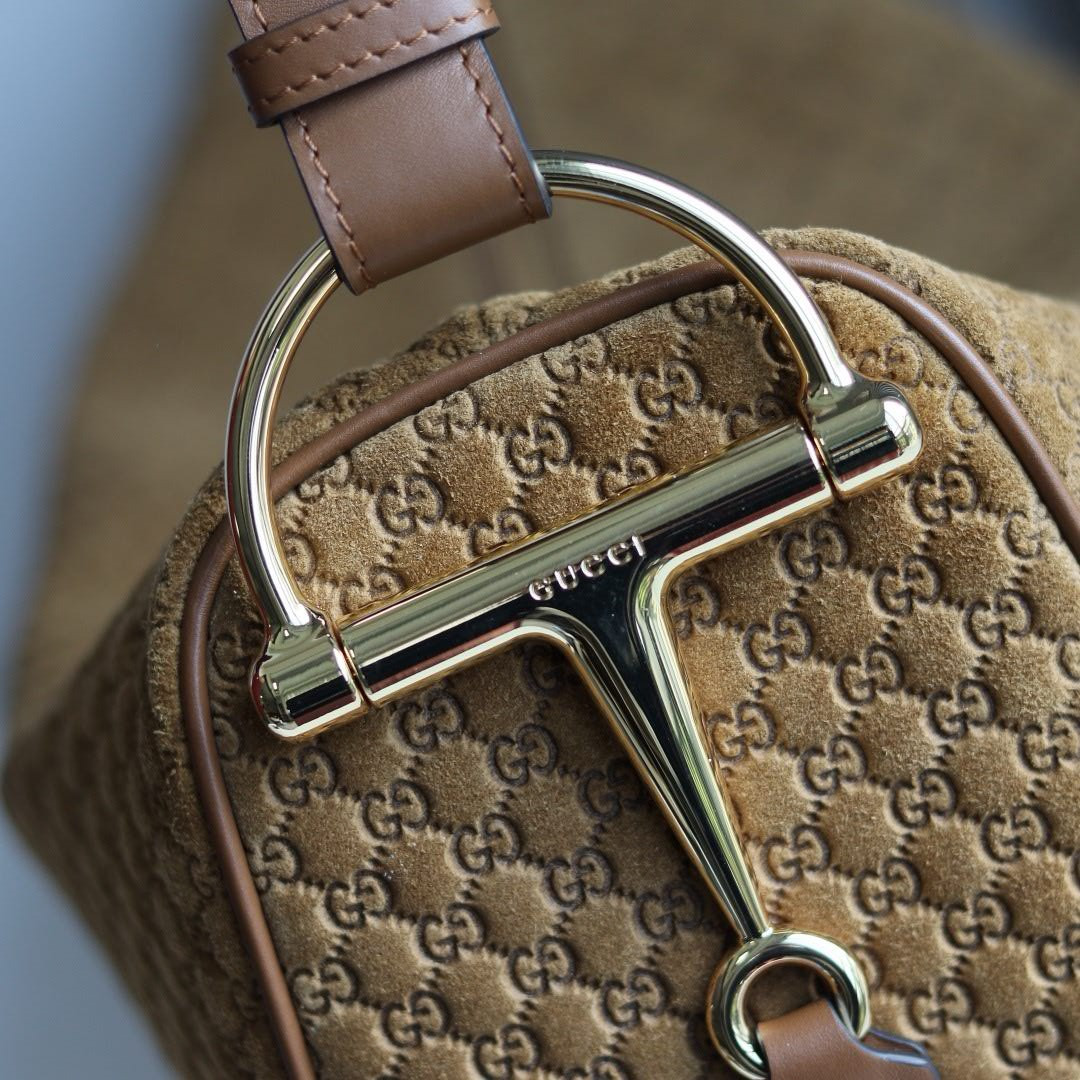 Gvc*1 Half Horsebit Large Shoulder Bag Without Box 38x20x15cm