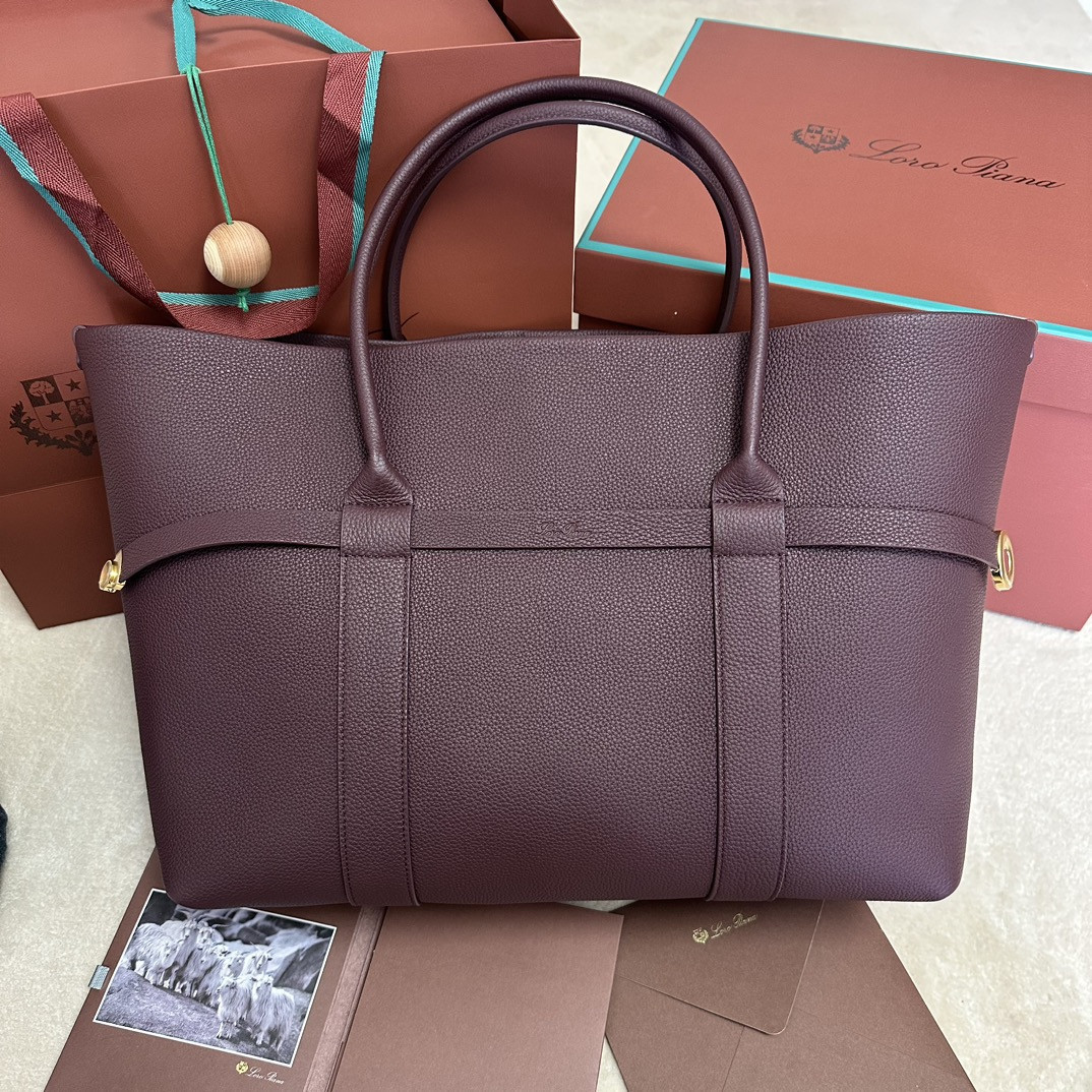 L0r0 P1ana Large Ghiera Shopper 40 X 26 X 18CM
