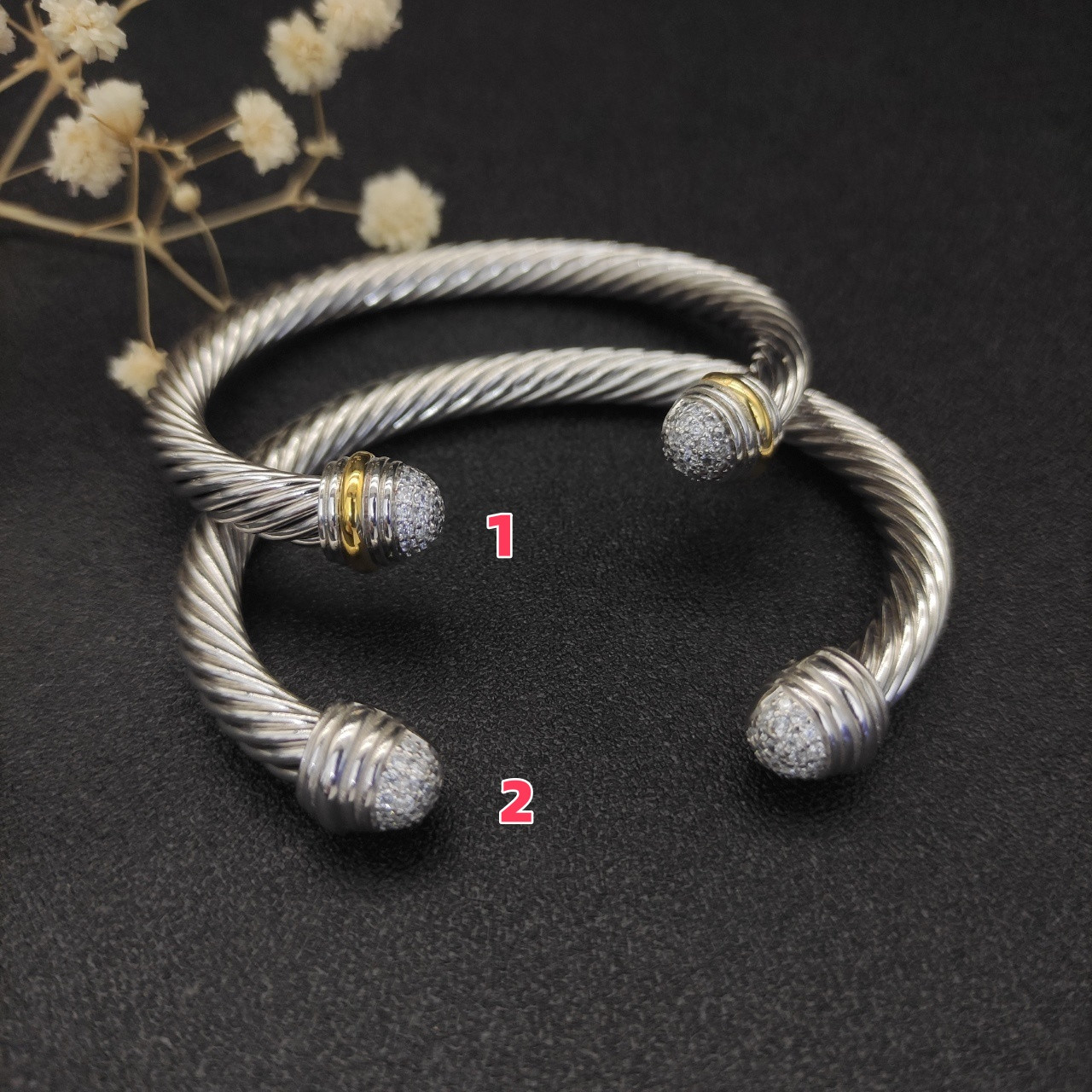dau1d Yvrm*n 7mm wrap bracelet(wrist circumference 15-20cm)