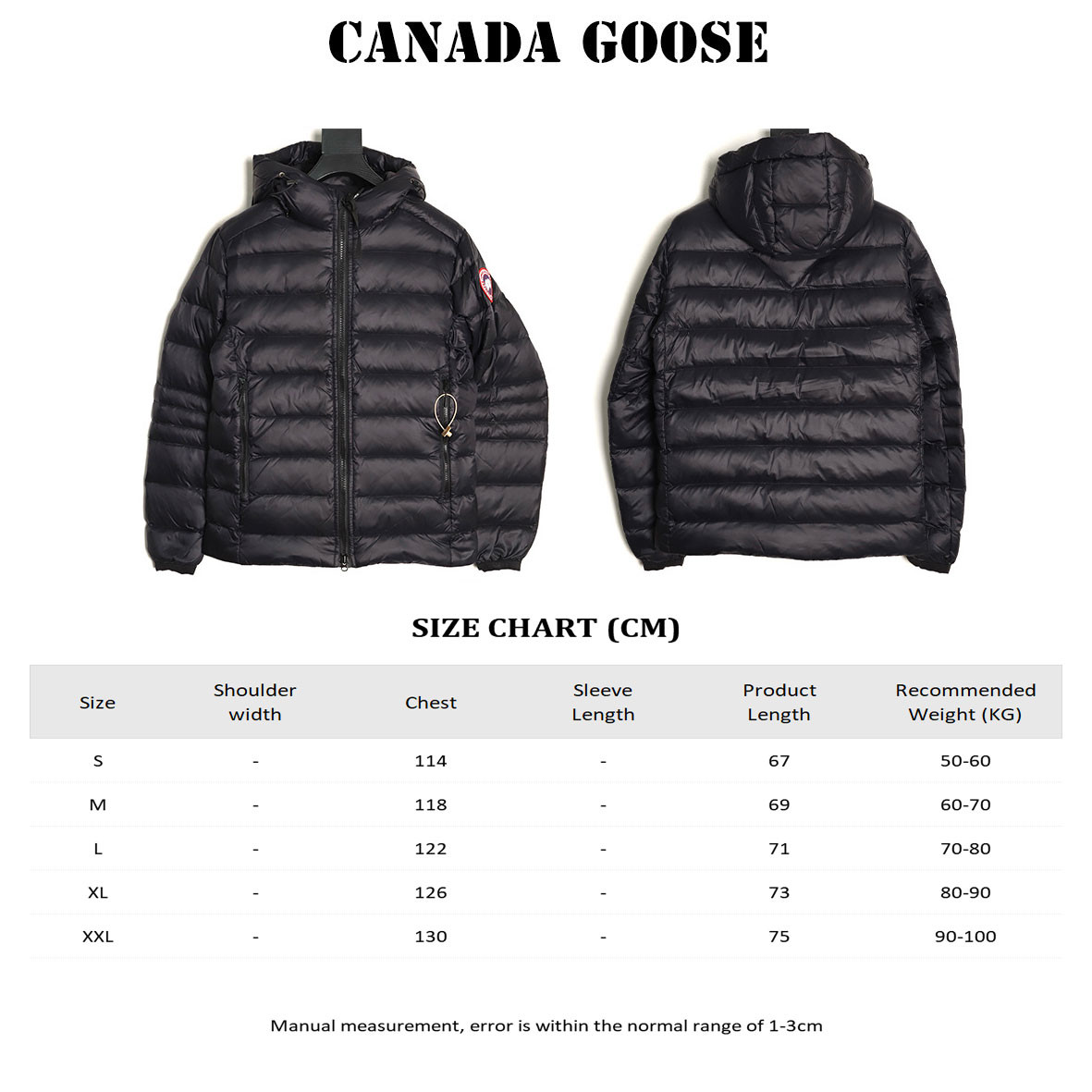 Can*a G00se Short Puffer jacket