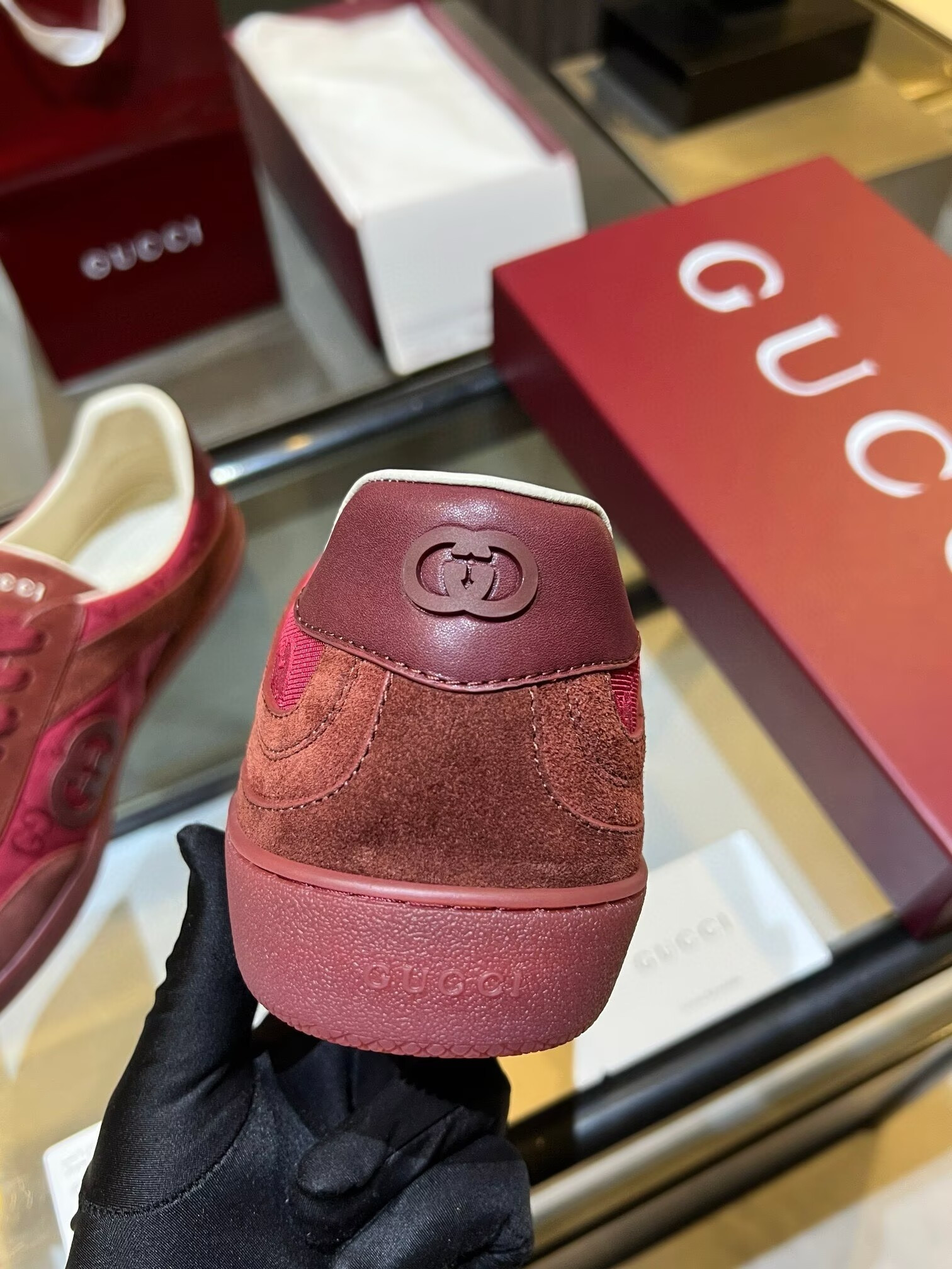 ua Gvc*1 g75 sneaker rosso ancora