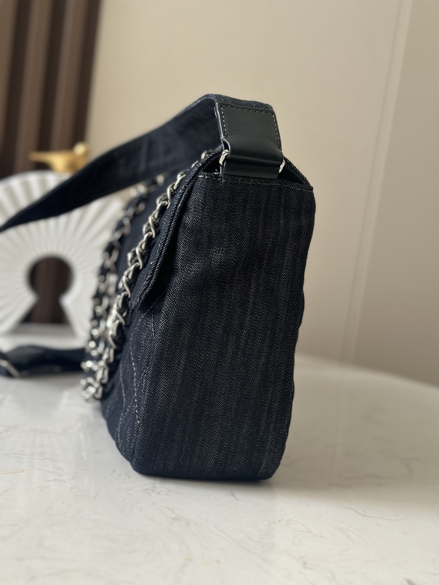 Ch**el flap bag 34x22x10cm