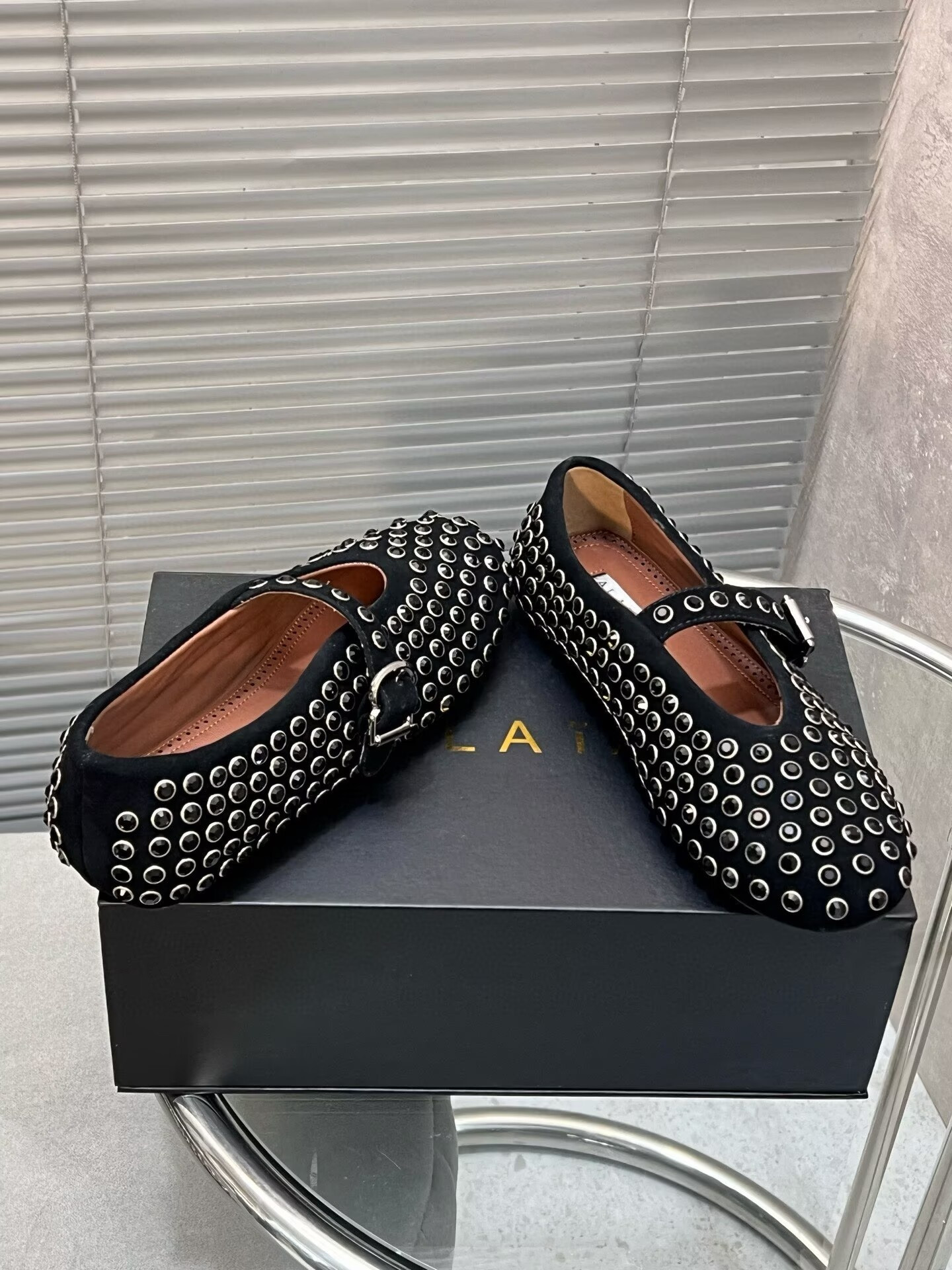UA A1a1a STRASS BALLET FLATS