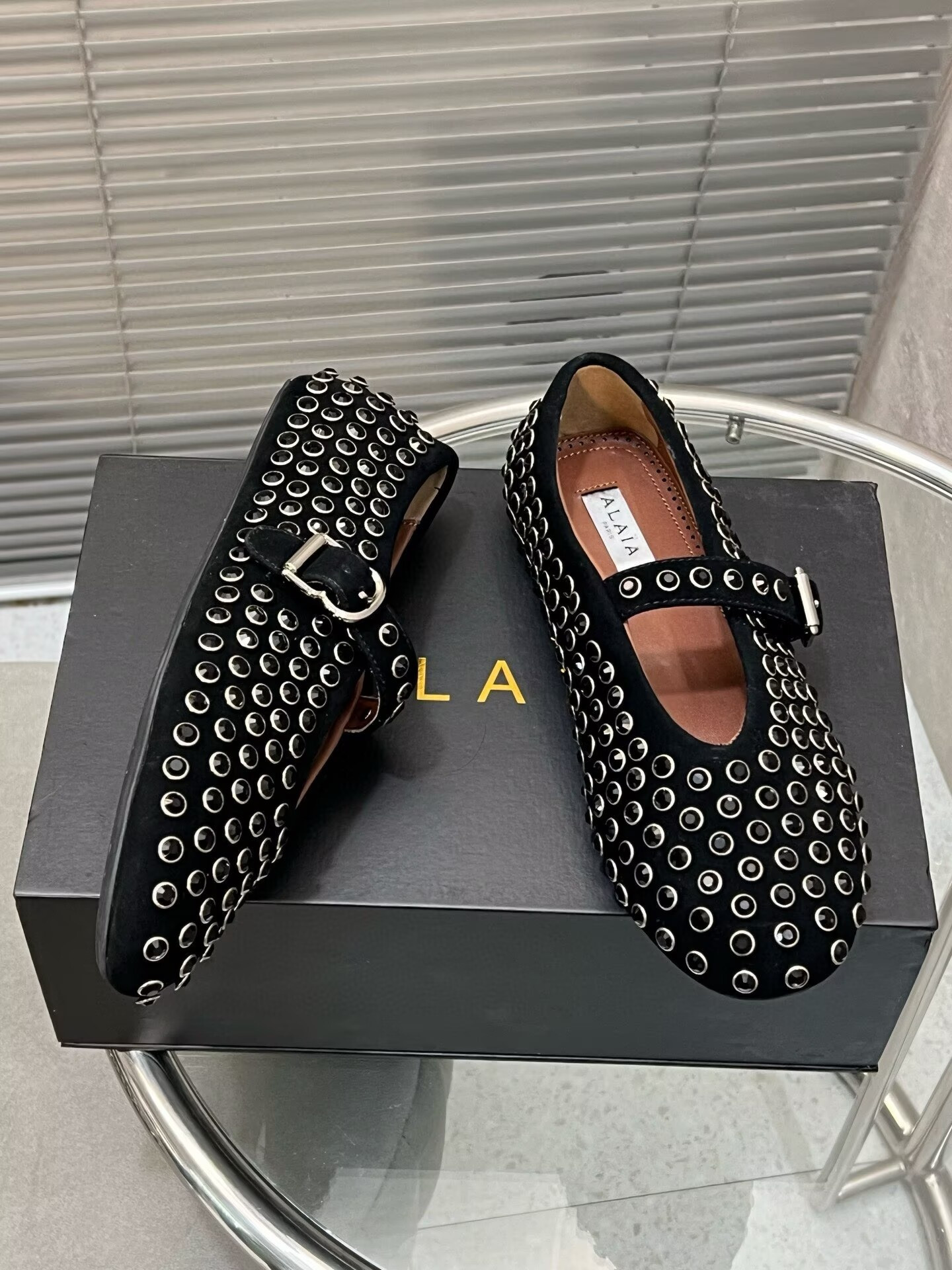 UA A1a1a STRASS BALLET FLATS