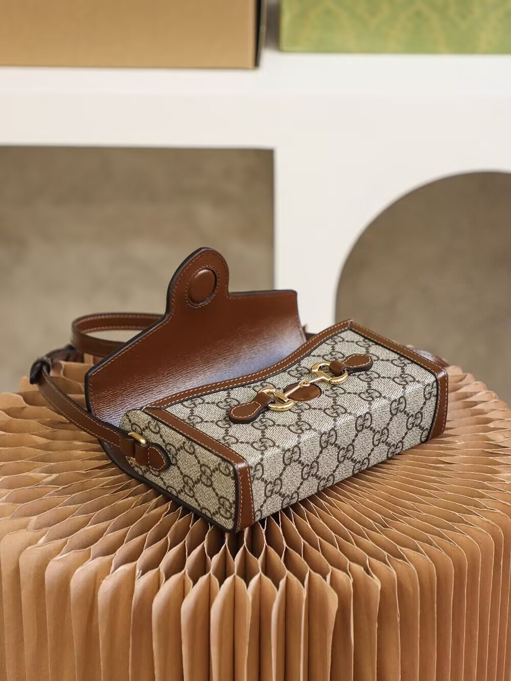 Gvc*1 Horsebit 1955 Mini Bag 18x12x5cm