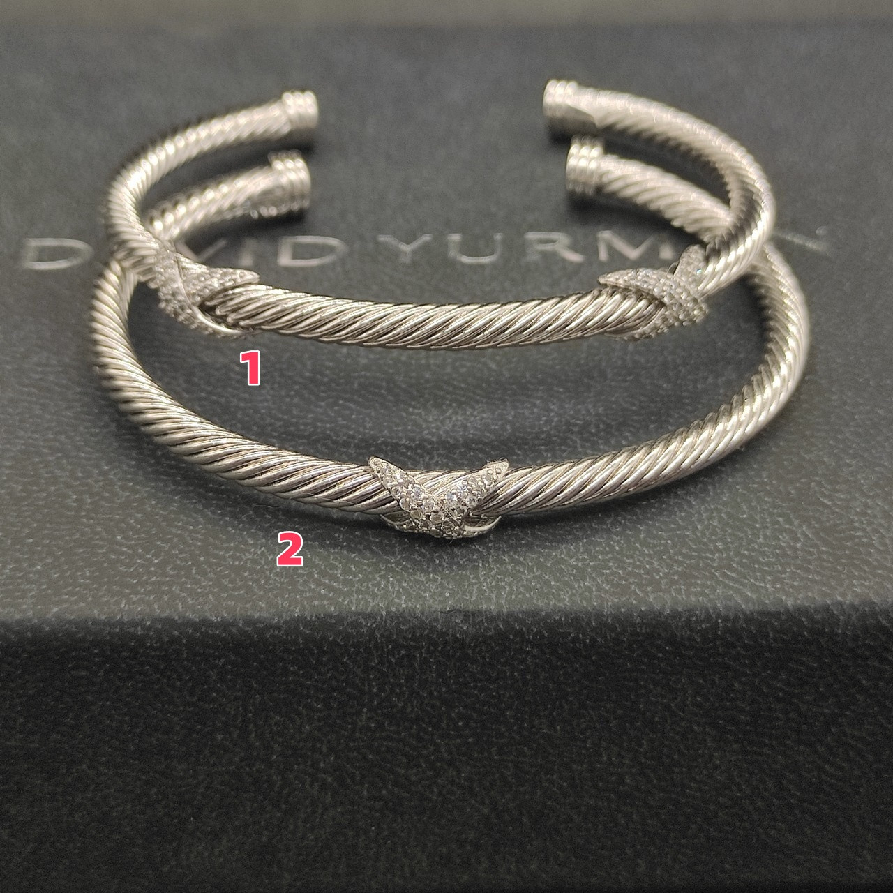 dau1d Yvrm*n 4mm full d1am0nd x bracelet (wrist circumference 15-20cm)