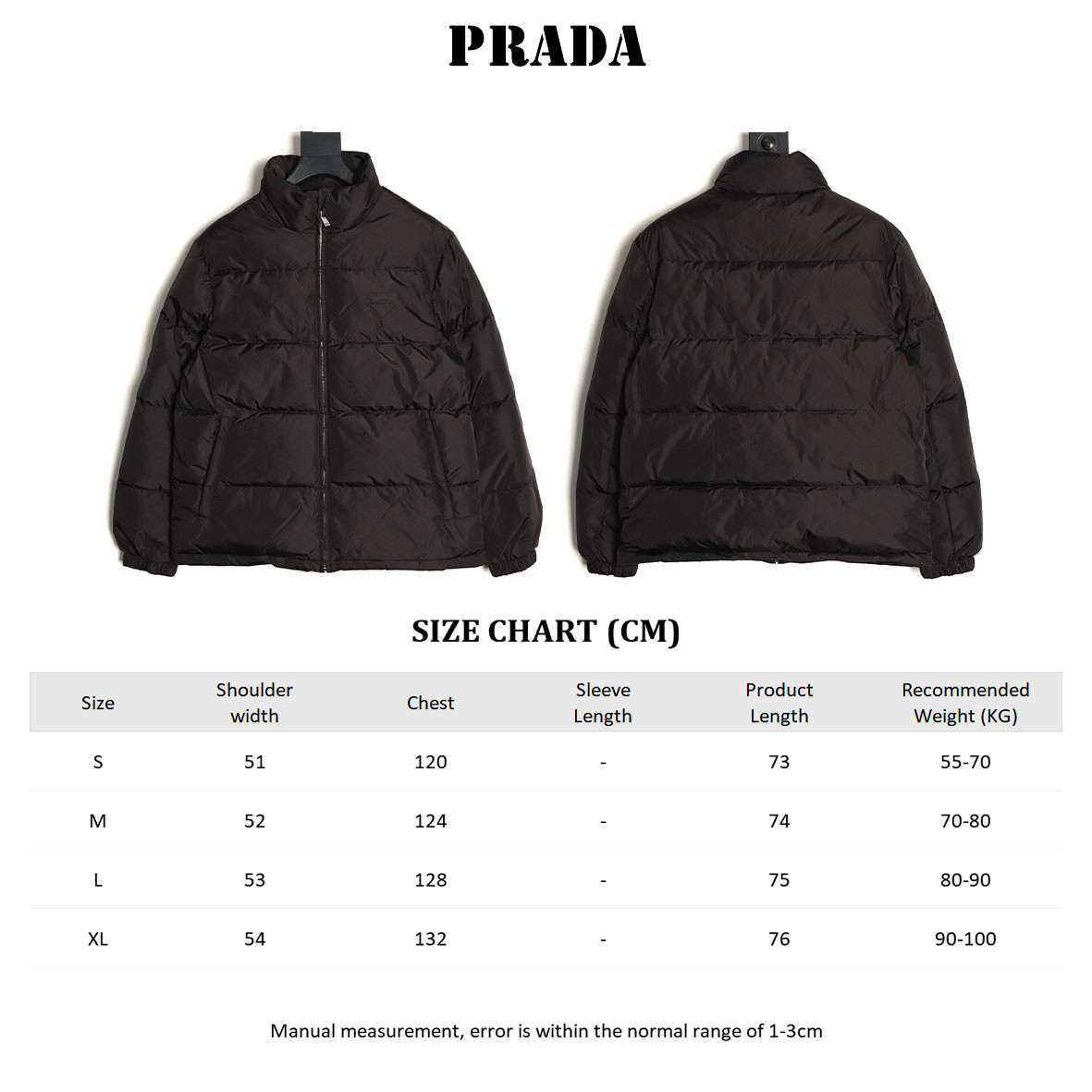 Pra*a short puffer jacket