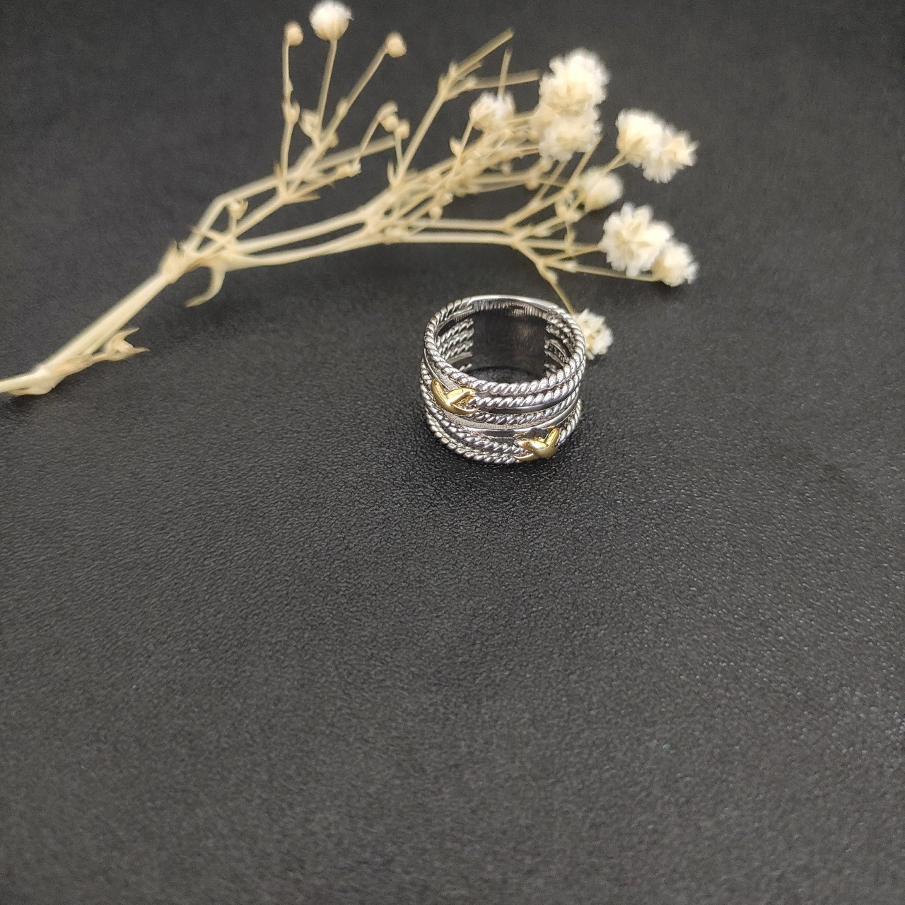 dau1d Yvrm*n double x color ring