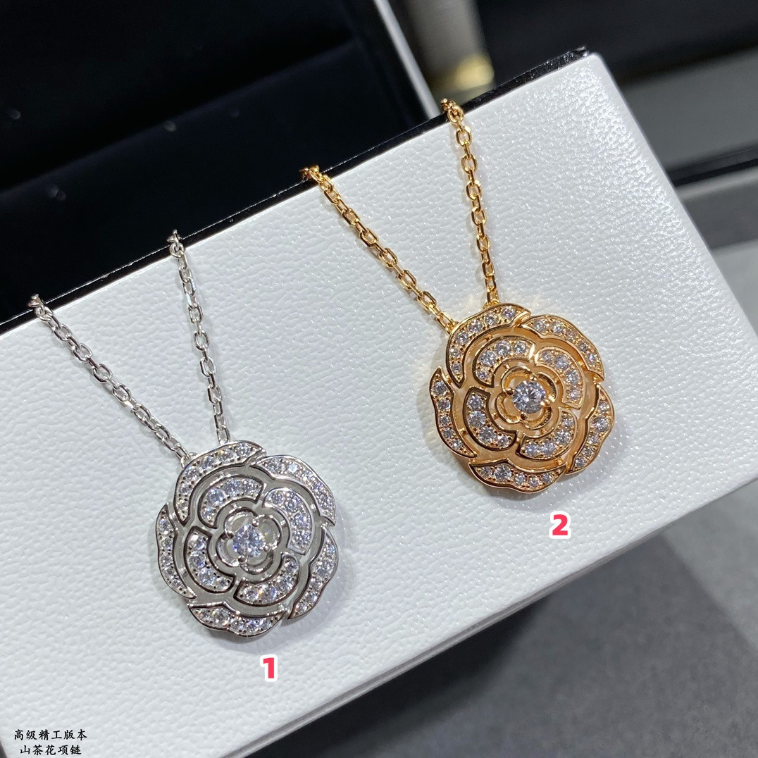 Ch**el Camellia Necklace