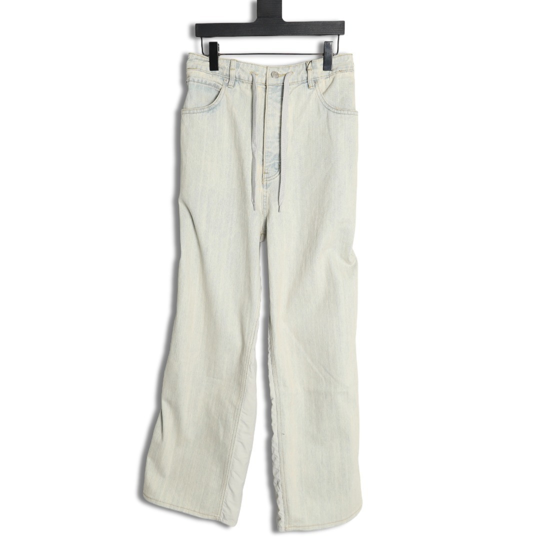 Ba1en*iaga 25ss Patchwork Jeans