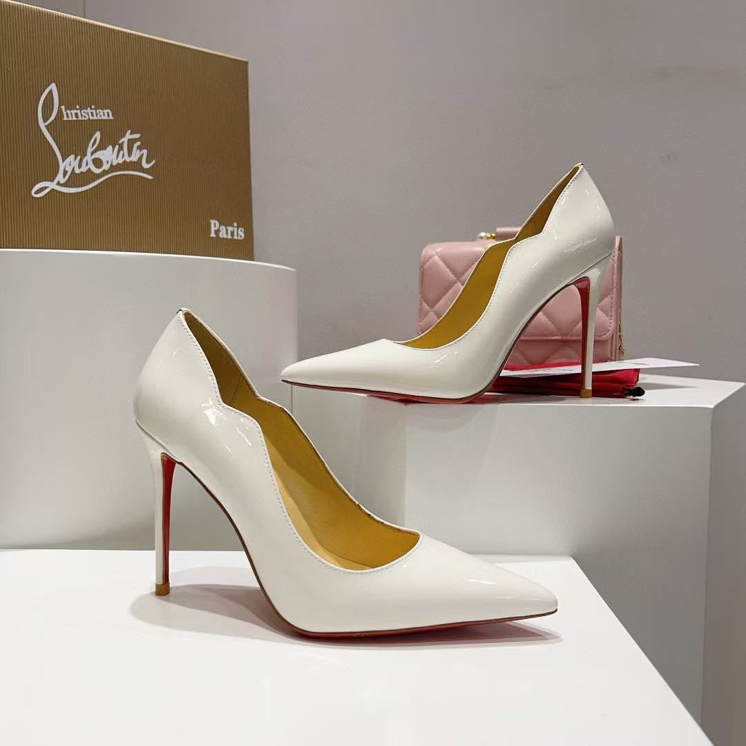 ua chr1st1an louboutin hot chick 10cm heel(cusT0mized about 10 days production time)