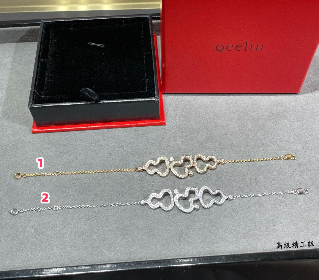 Qeelin Triple Gourd Full D1am0nd Bracelet