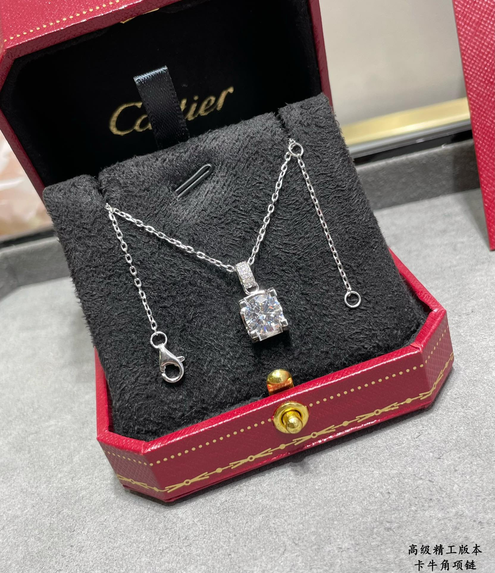 Ca*t1er Horn Necklace