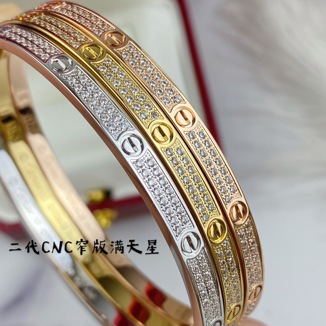 Ca*t1er Narrow Gypsophila D1am0nd Bracelet(No returns or exchanges accepted)