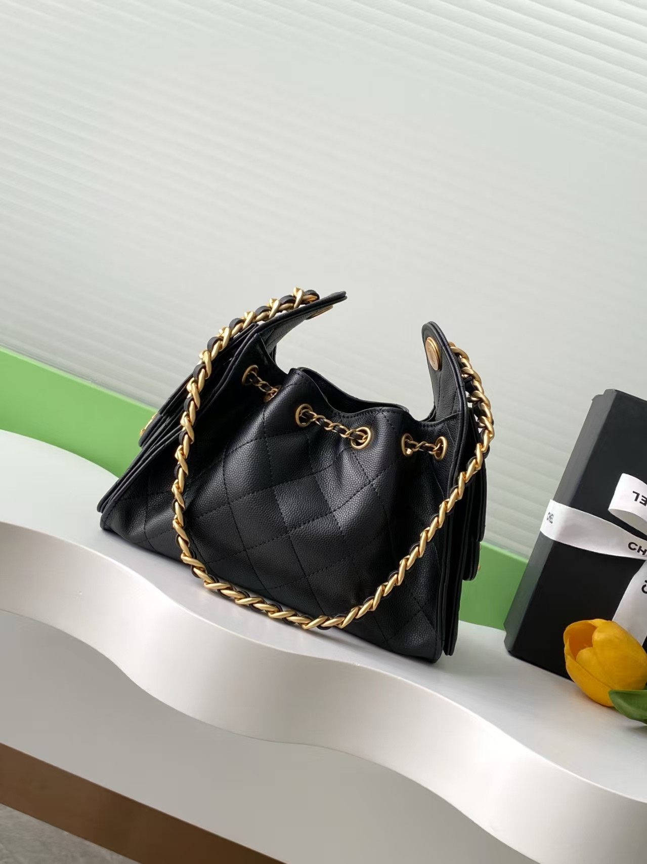 Ch**el 25C Bucket Bag 20x22x12.5cm