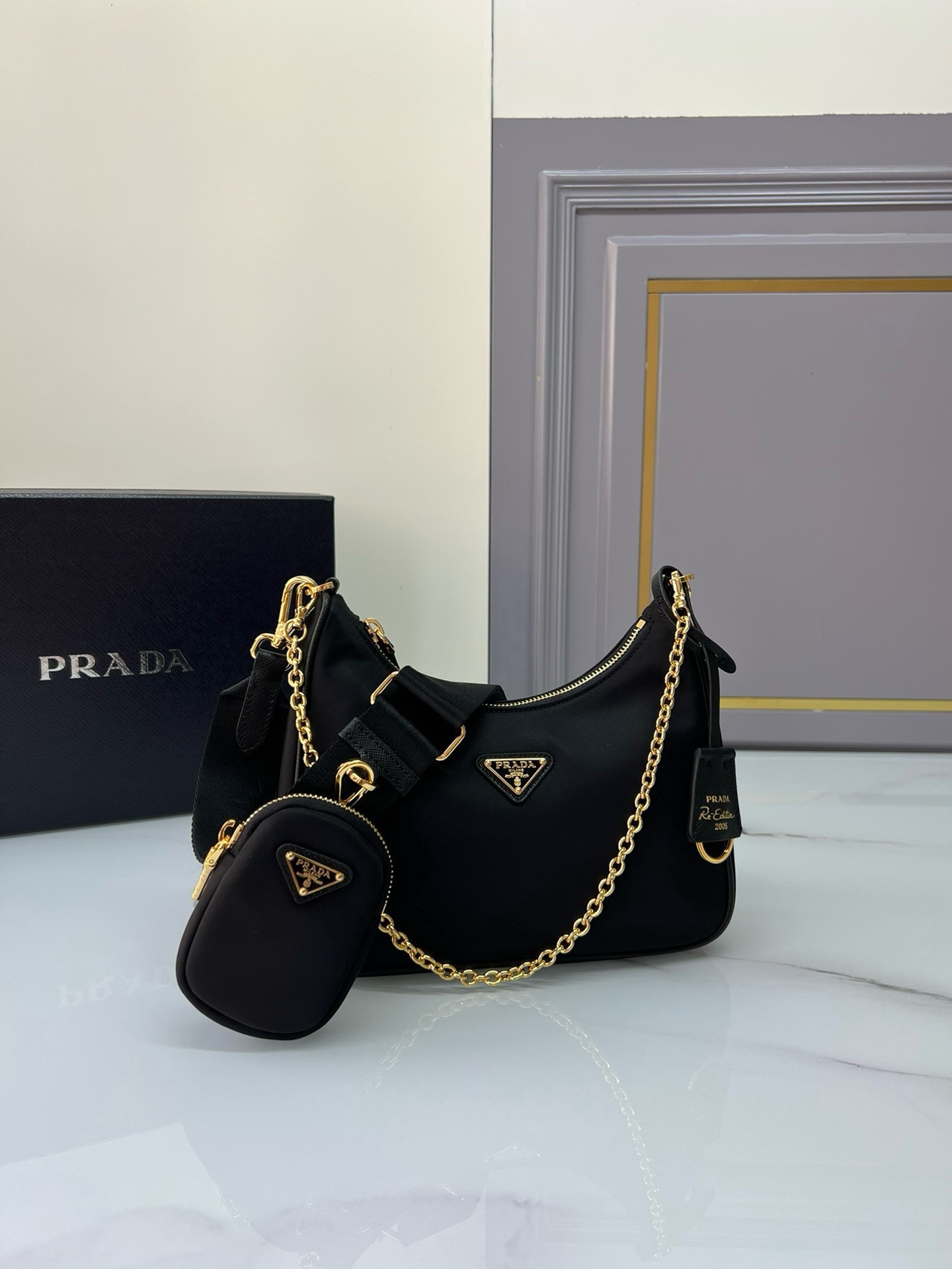 Pra*a Re-Edition 2005 Nylon Bag