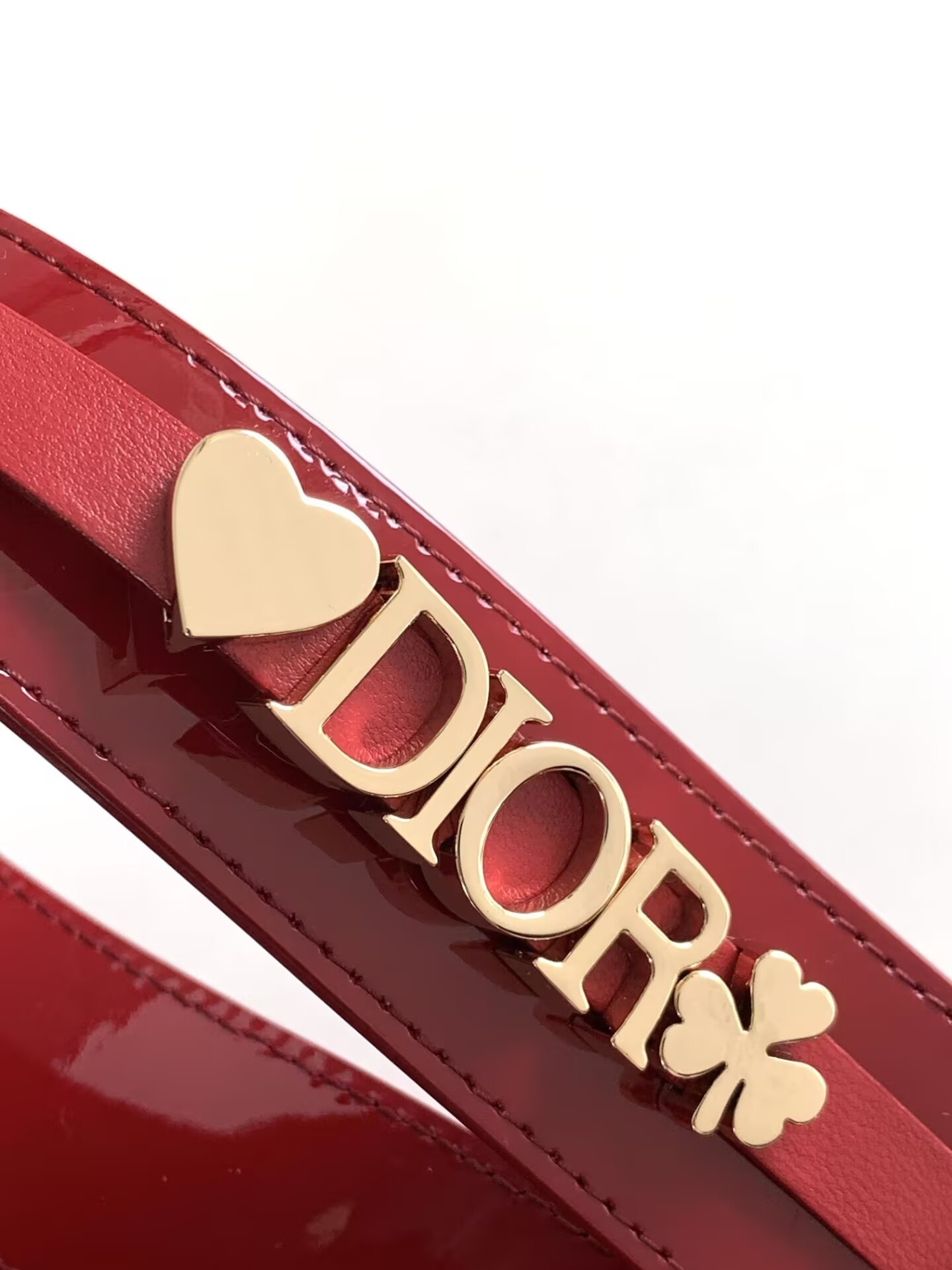 Small Lady D10r My ABCD10r Bag Red Patent 8 x 6.5 x 3 inches