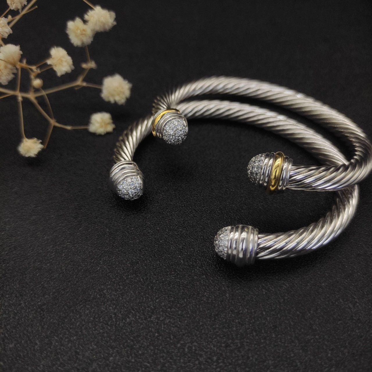 dau1d Yvrm*n 7mm wrap bracelet(wrist circumference 15-20cm)
