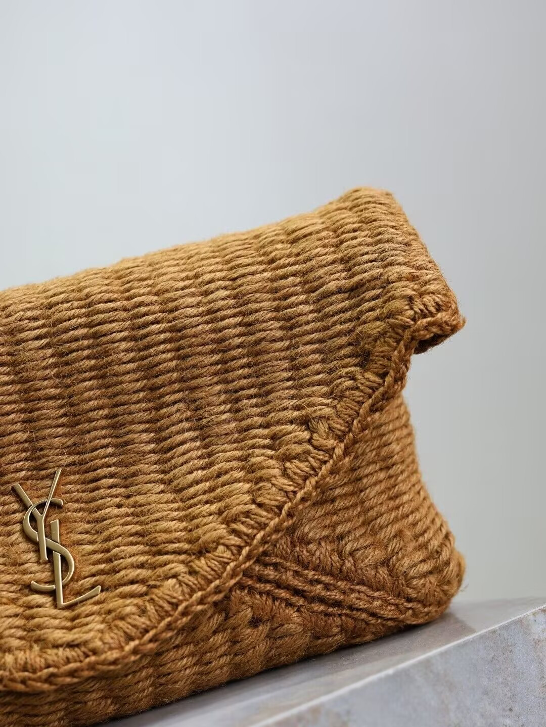 Y51 CASSANDRE Large Envelope Pouch in Rope 29.5x18x4.5cm