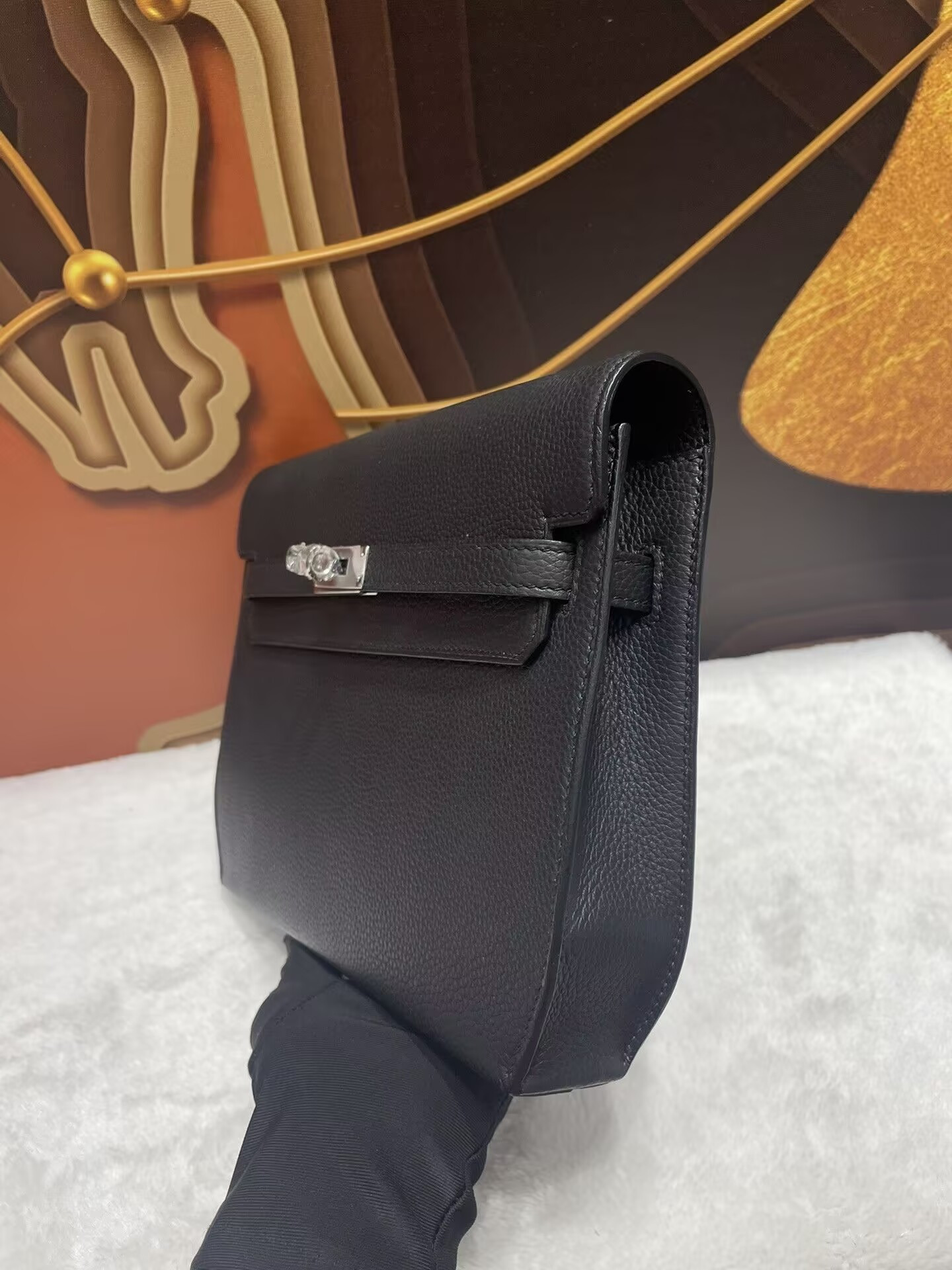 H**me5 Kelly Depeches Togo Black 25cm