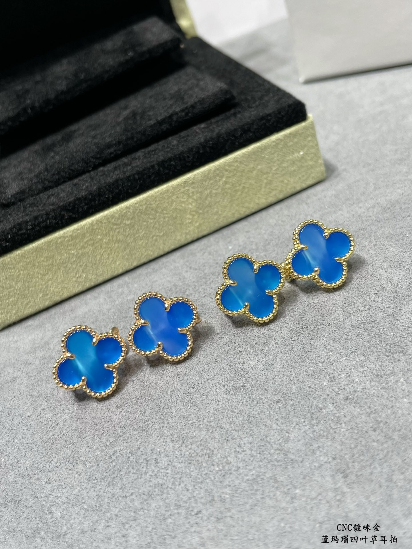 V*n Cl**f & Arpels Four-leaf Clover Earrings