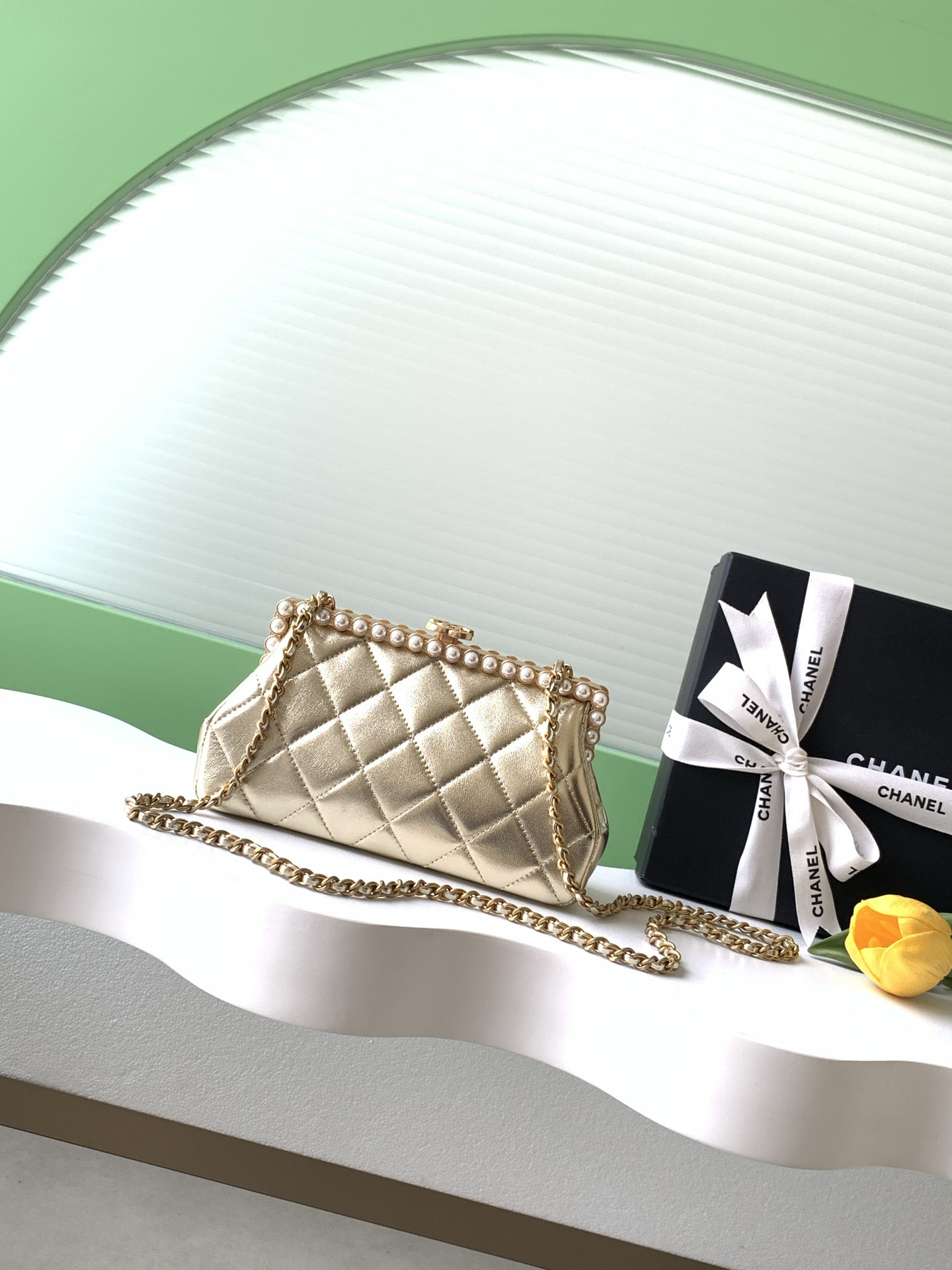 Ch**el clutch as5912 10x20x7cm