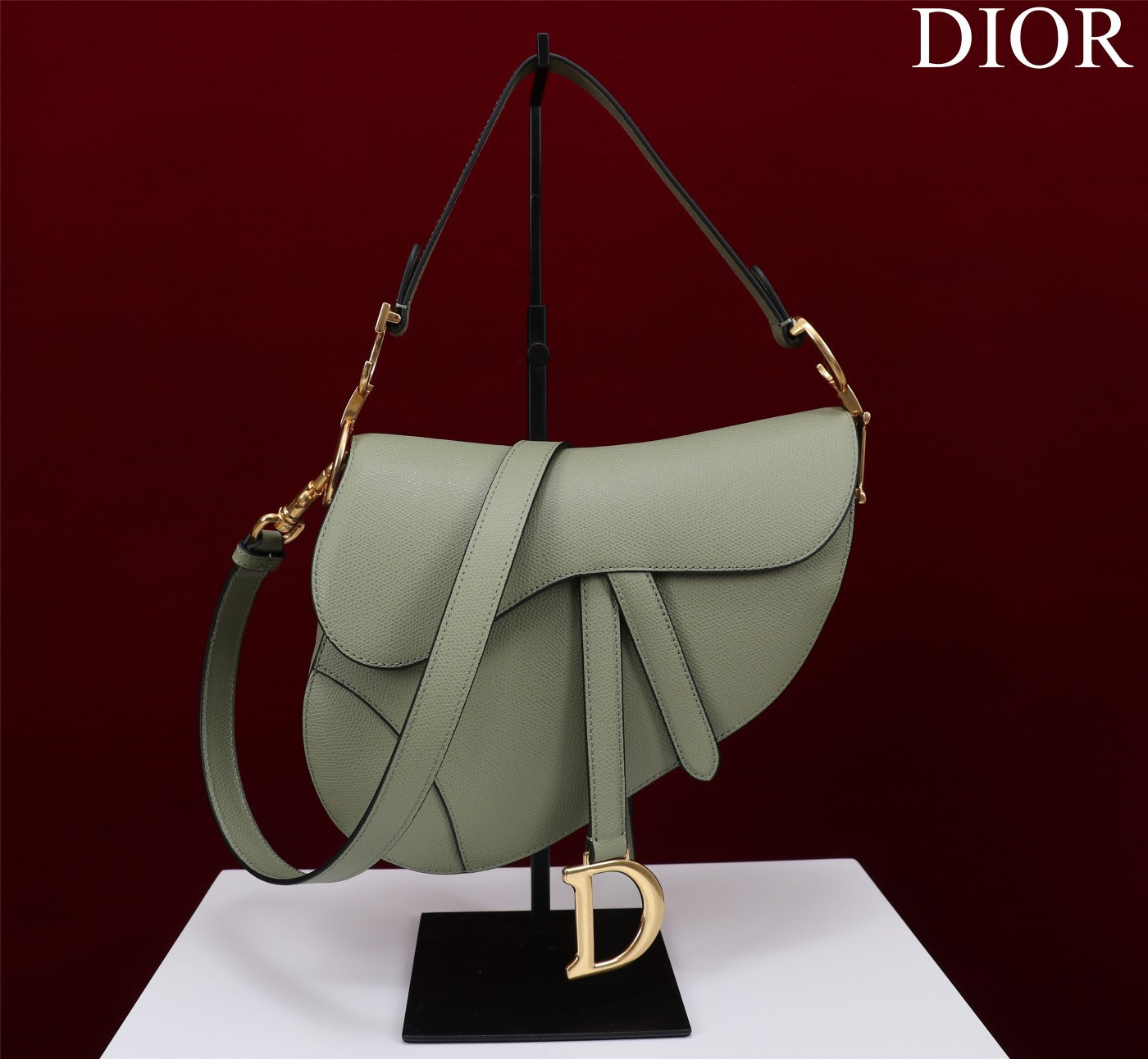 D10r Saddle Bag Grained Calfskin 25.5x20x6.5cm