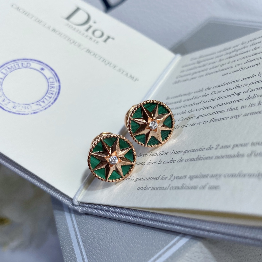 D10r compass Stud Earrings