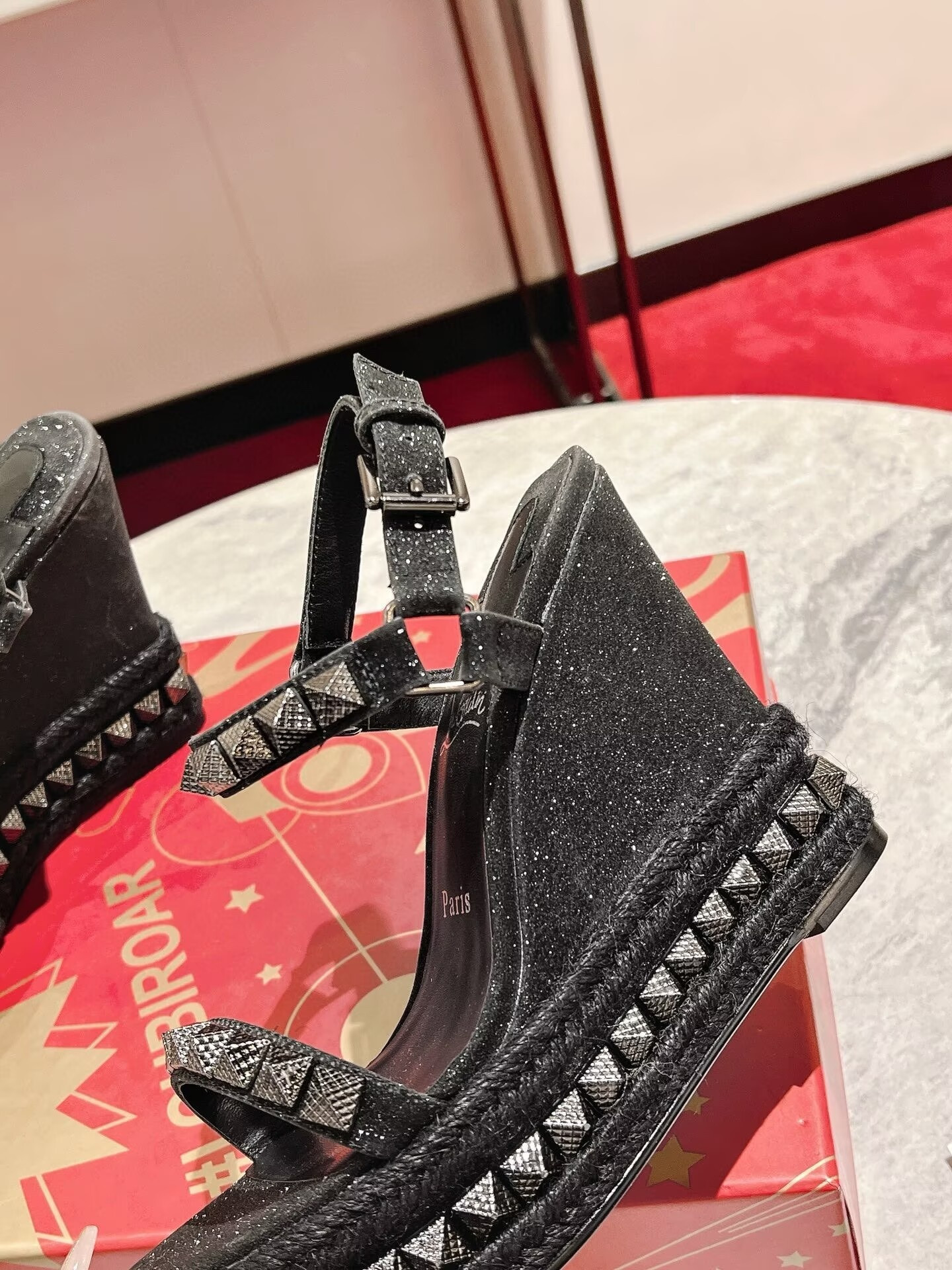 ua Chr1st1an louboutin pyraclou 120 mm espadilles