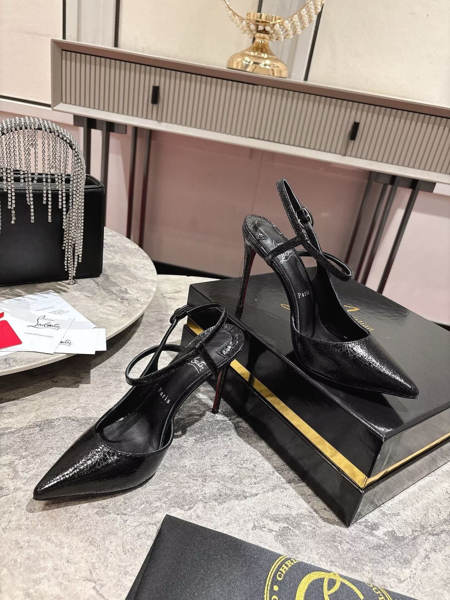 ua chr1st1an louboutin jenlove 100mm pumps(cusT0mized, no exchange no return, about 10 days)