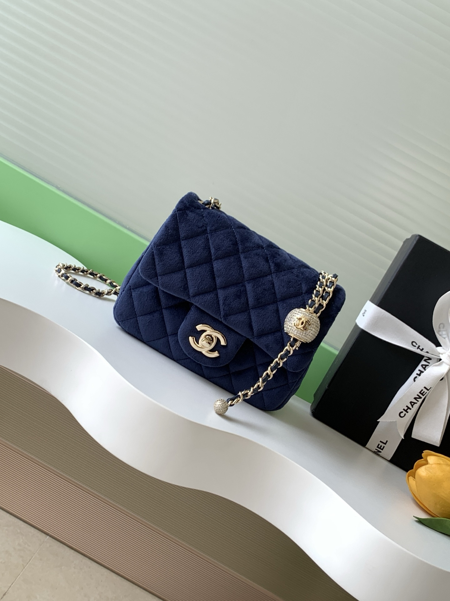 Ch**el MINI FLAP BAG 13x18x7cm