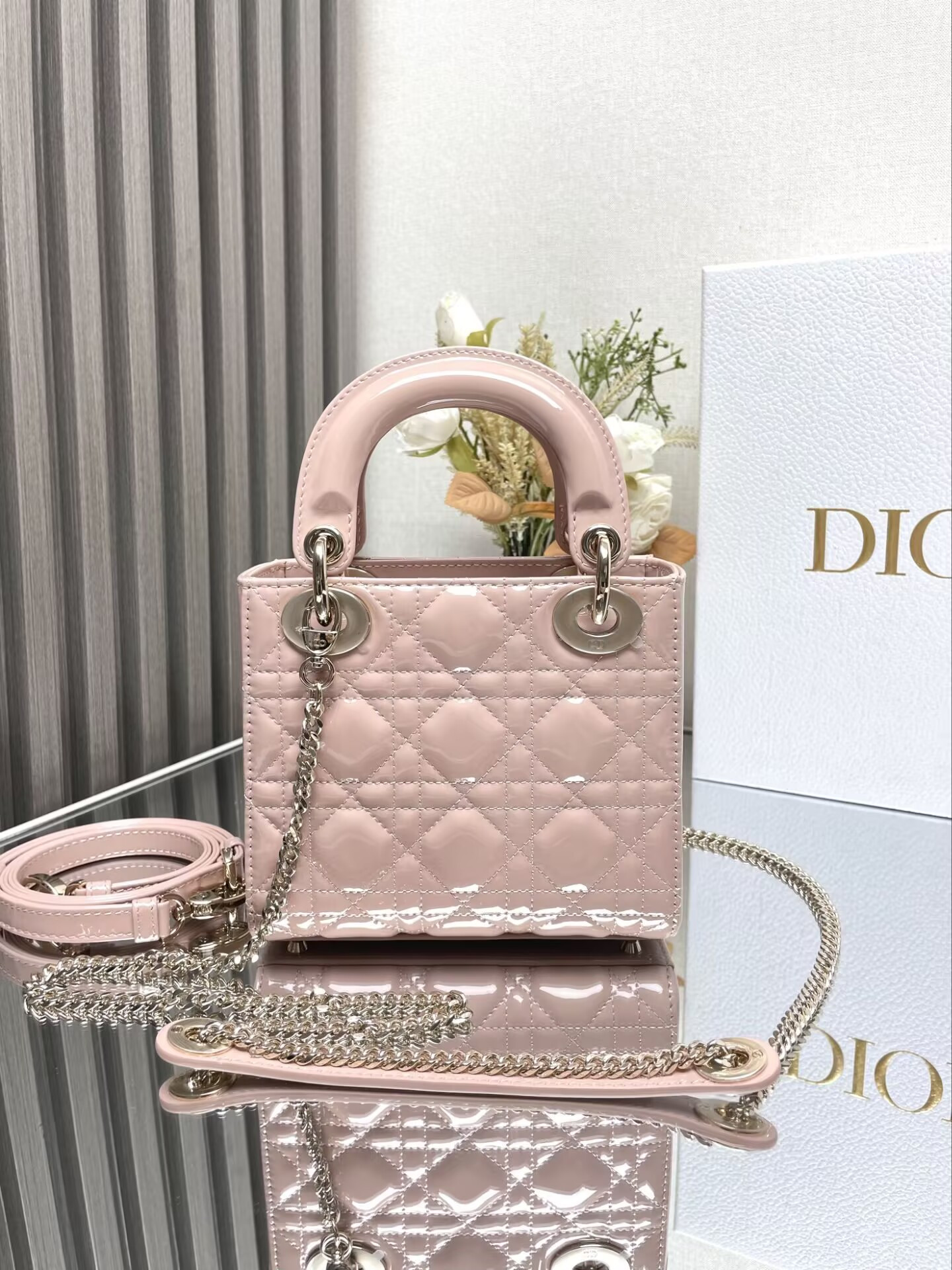 MINI LADY D10r D10rAMOUR BAG 17x15x7cm