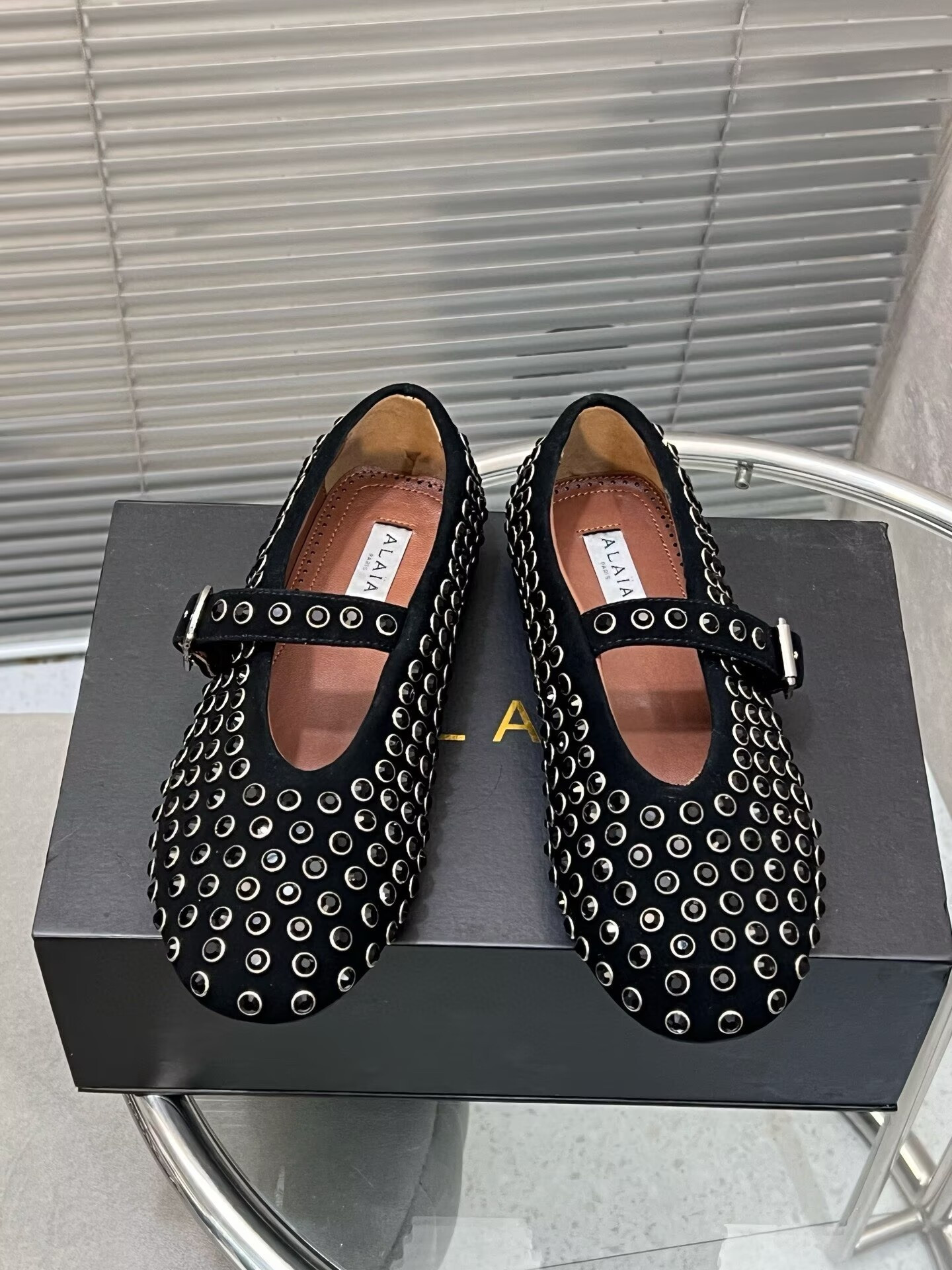 UA A1a1a STRASS BALLET FLATS