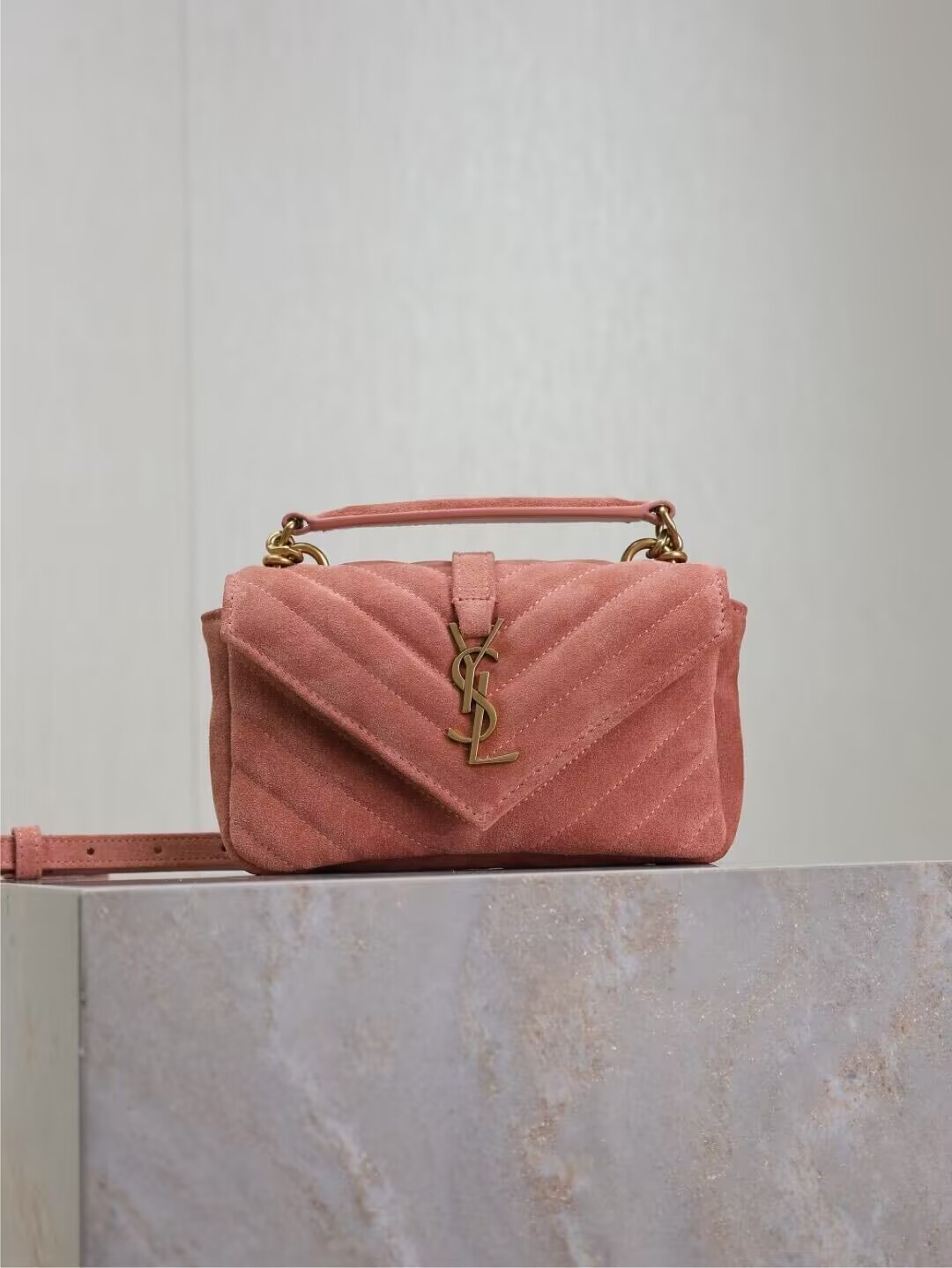 Y51 Loulou college mini in suede 20x13x3cm