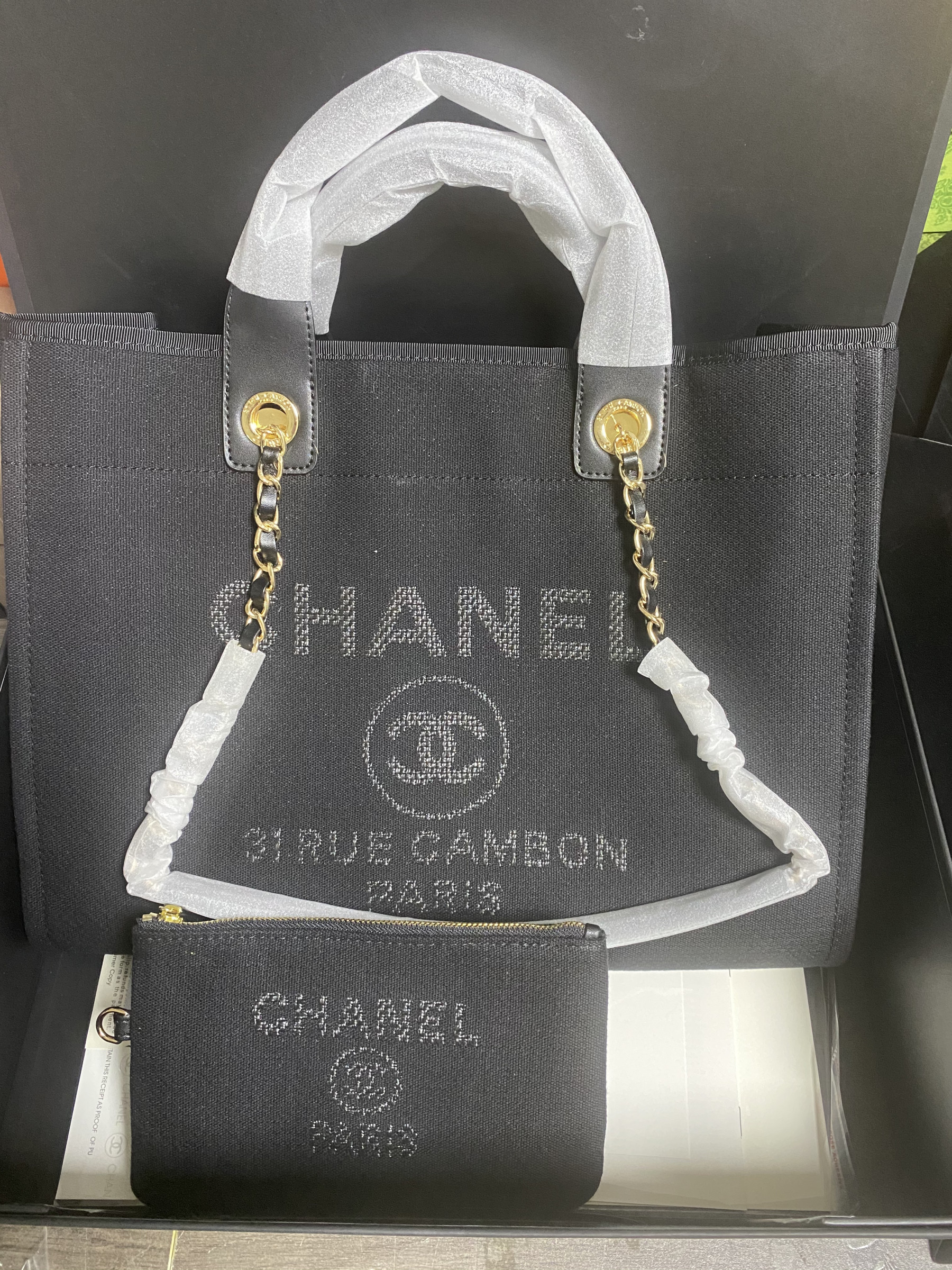 Ch**el Shopping Bag 30x39x22cm